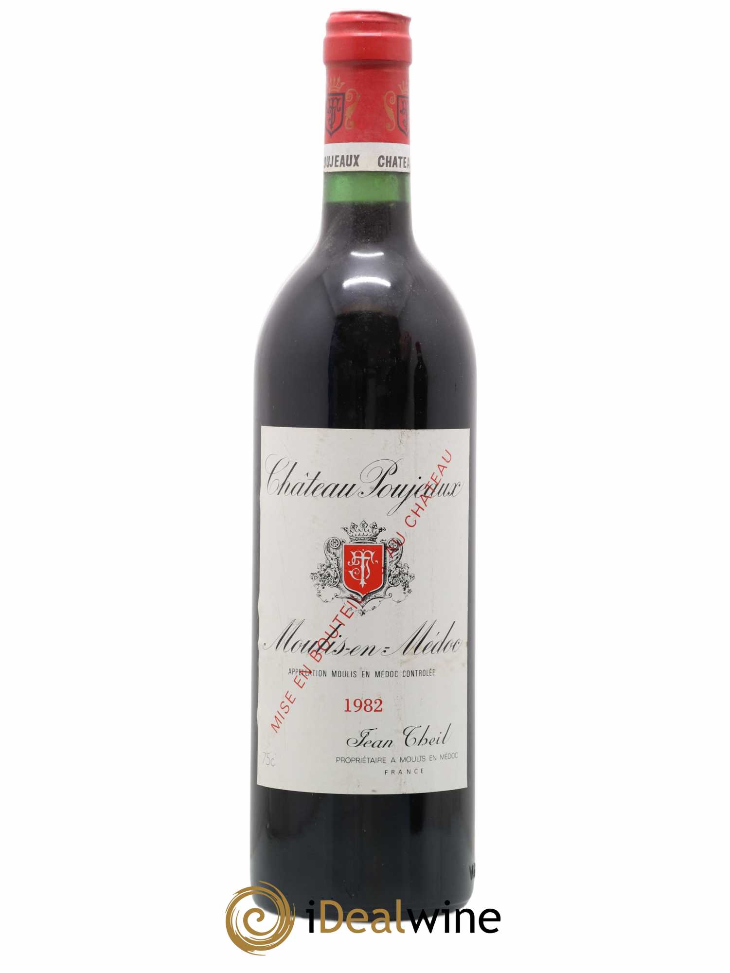 Château Poujeaux 1982 - Lot de 1 bouteille - 0