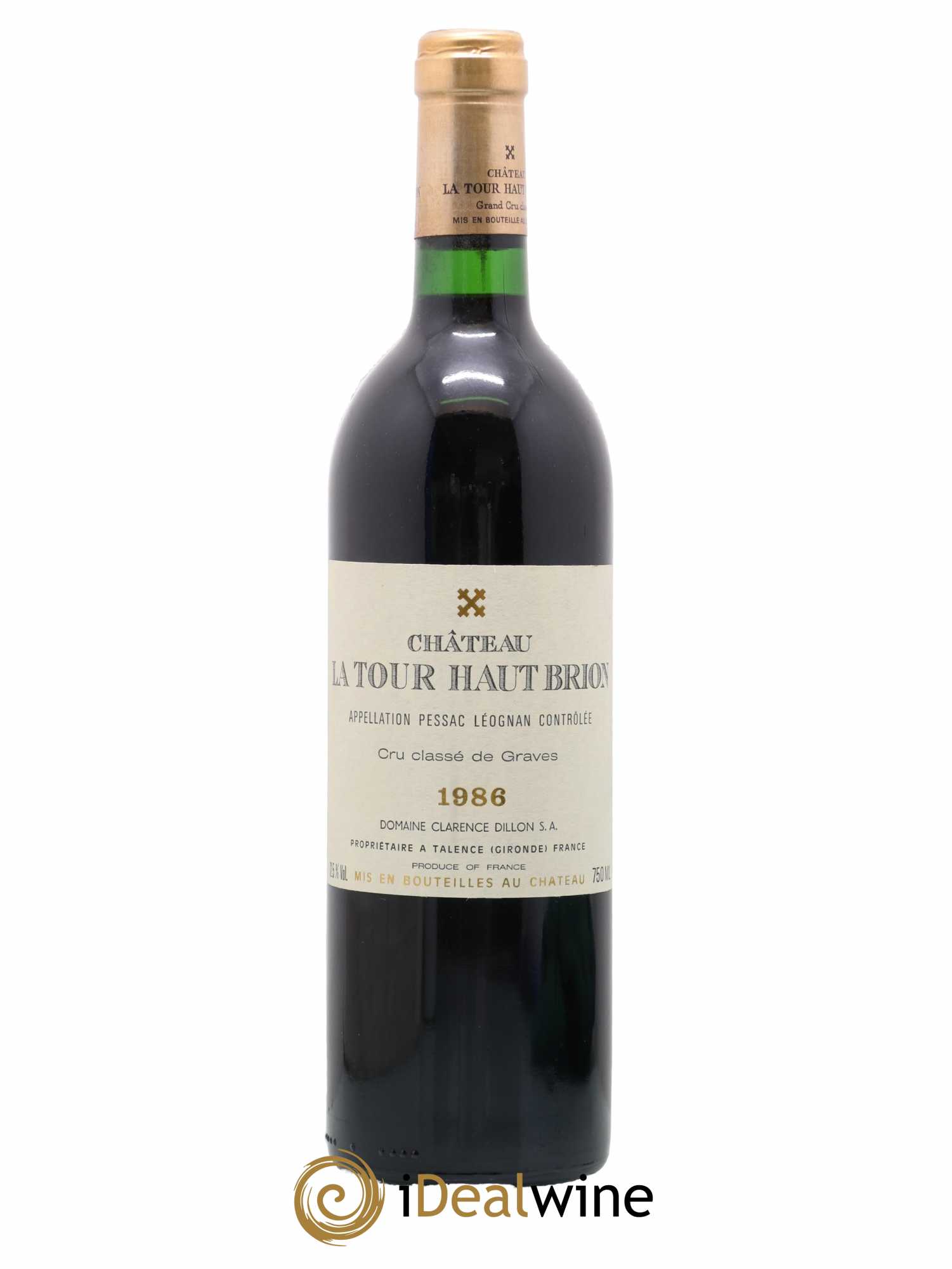 Château la Tour Haut-Brion Cru Classé de Graves 1986 - Lot de 1 bouteille - 0
