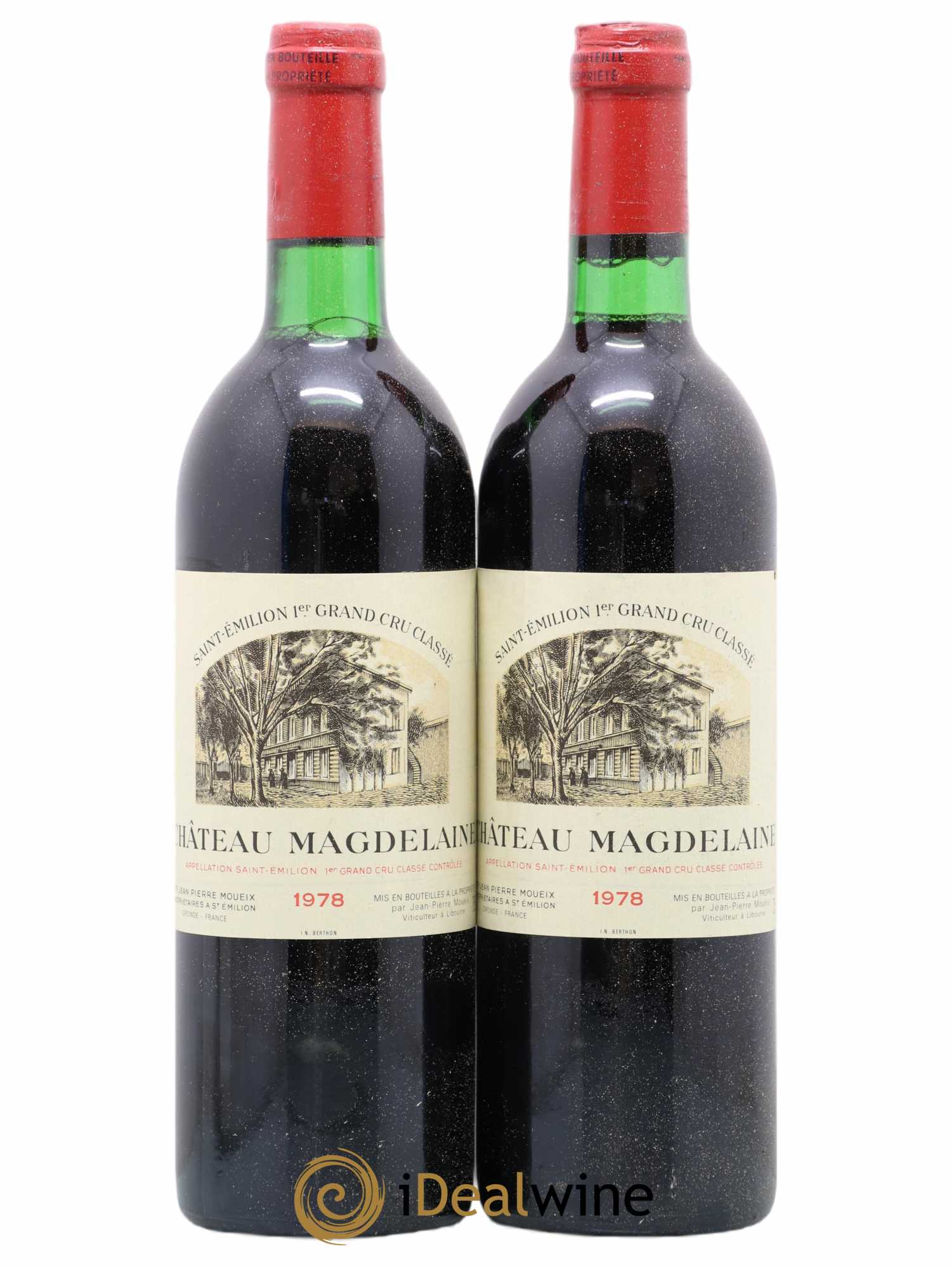 Château Magdelaine 1978 - Lot de 2 bouteilles - 0