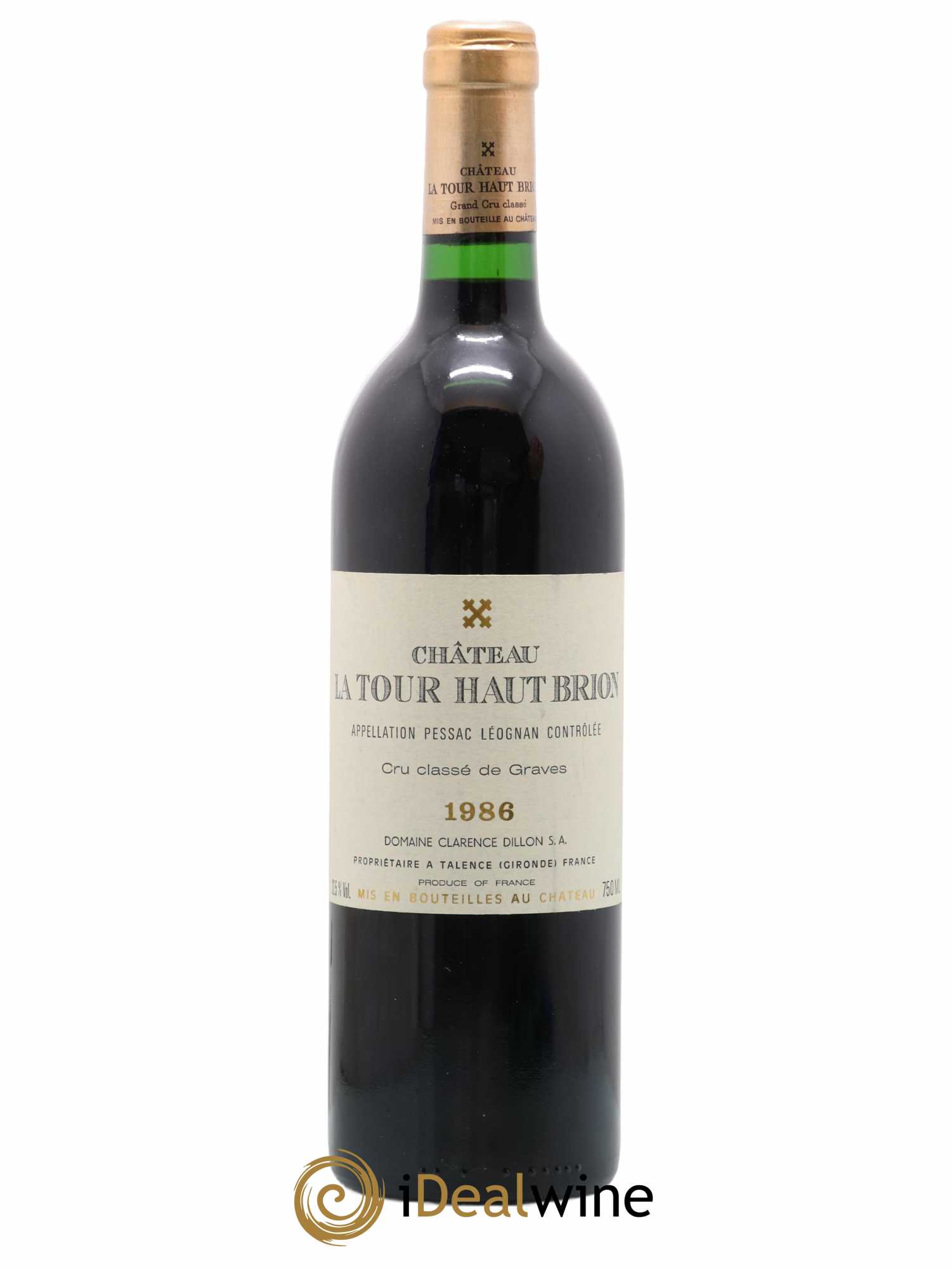Château la Tour Haut-Brion Cru Classé de Graves 1986 - Lot de 1 bouteille - 0