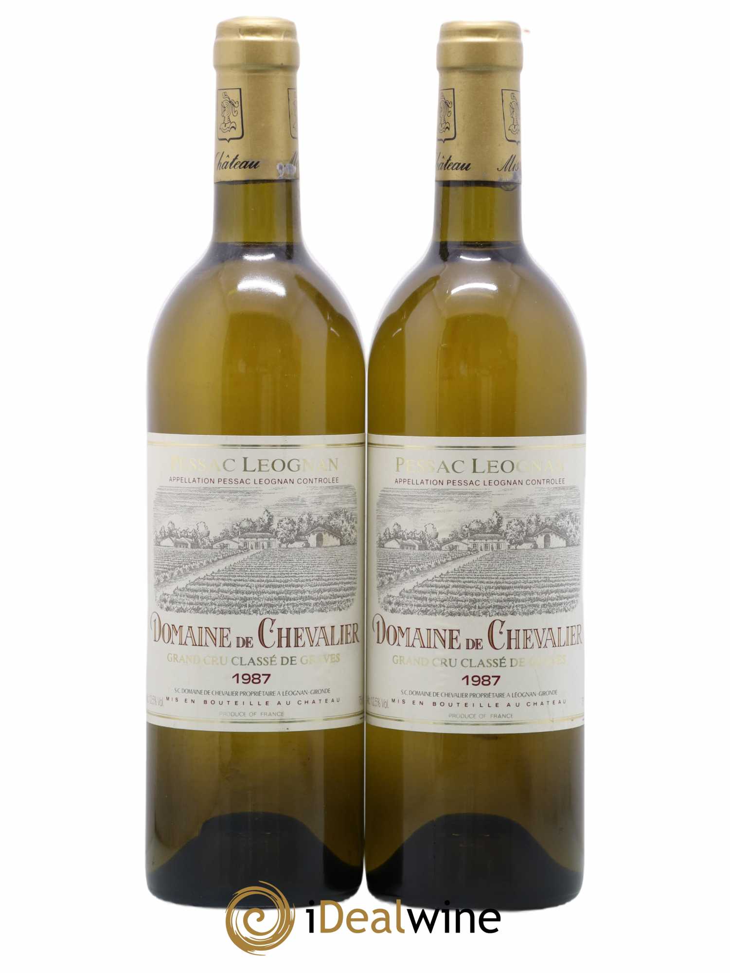 Domaine de Chevalier Cru Classé de Graves 1987 - Lot de 2 bouteilles - 0