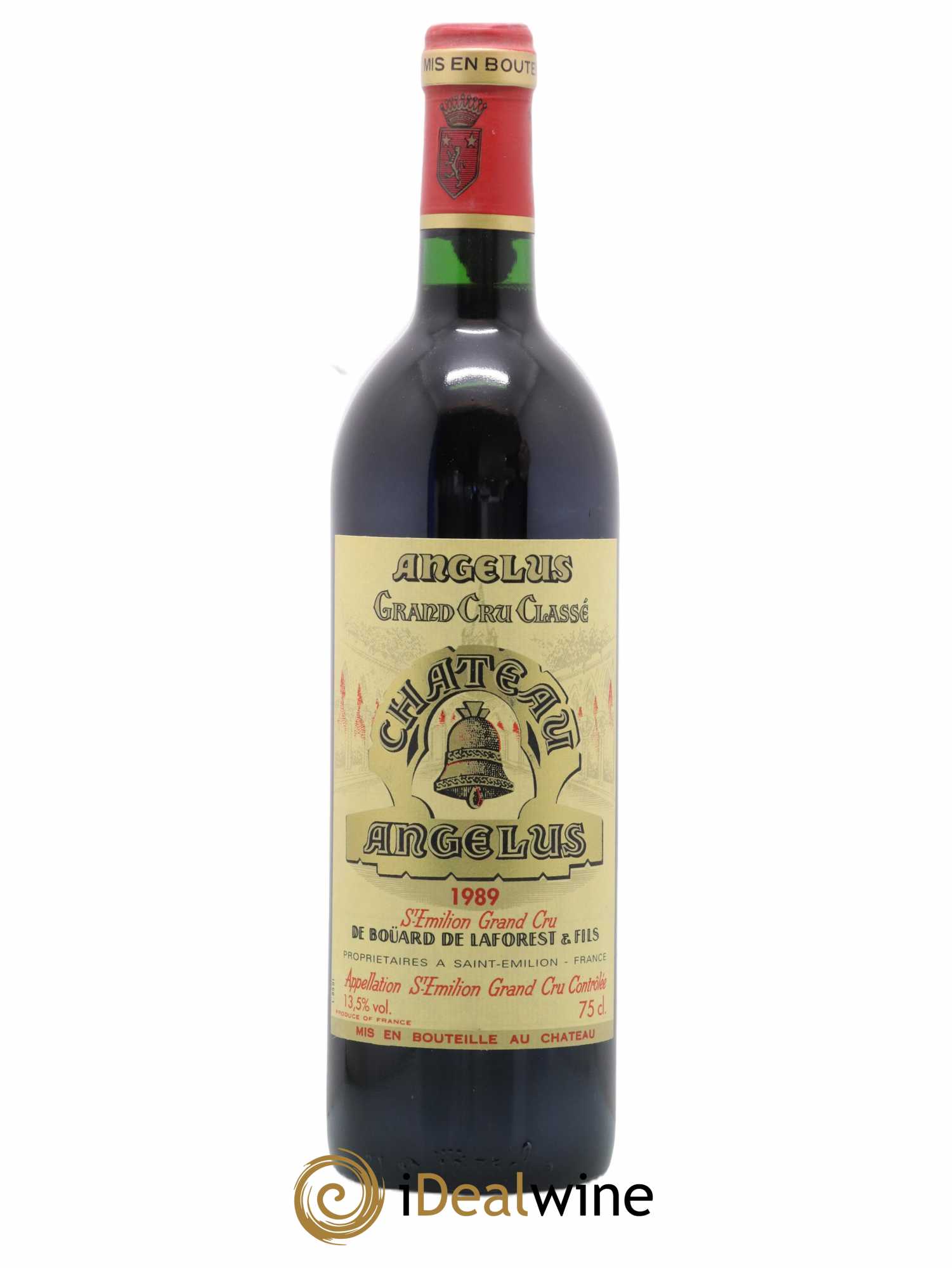 Château Angélus 1er Grand Cru Classé A 1989 - Lot de 1 bouteille - 0