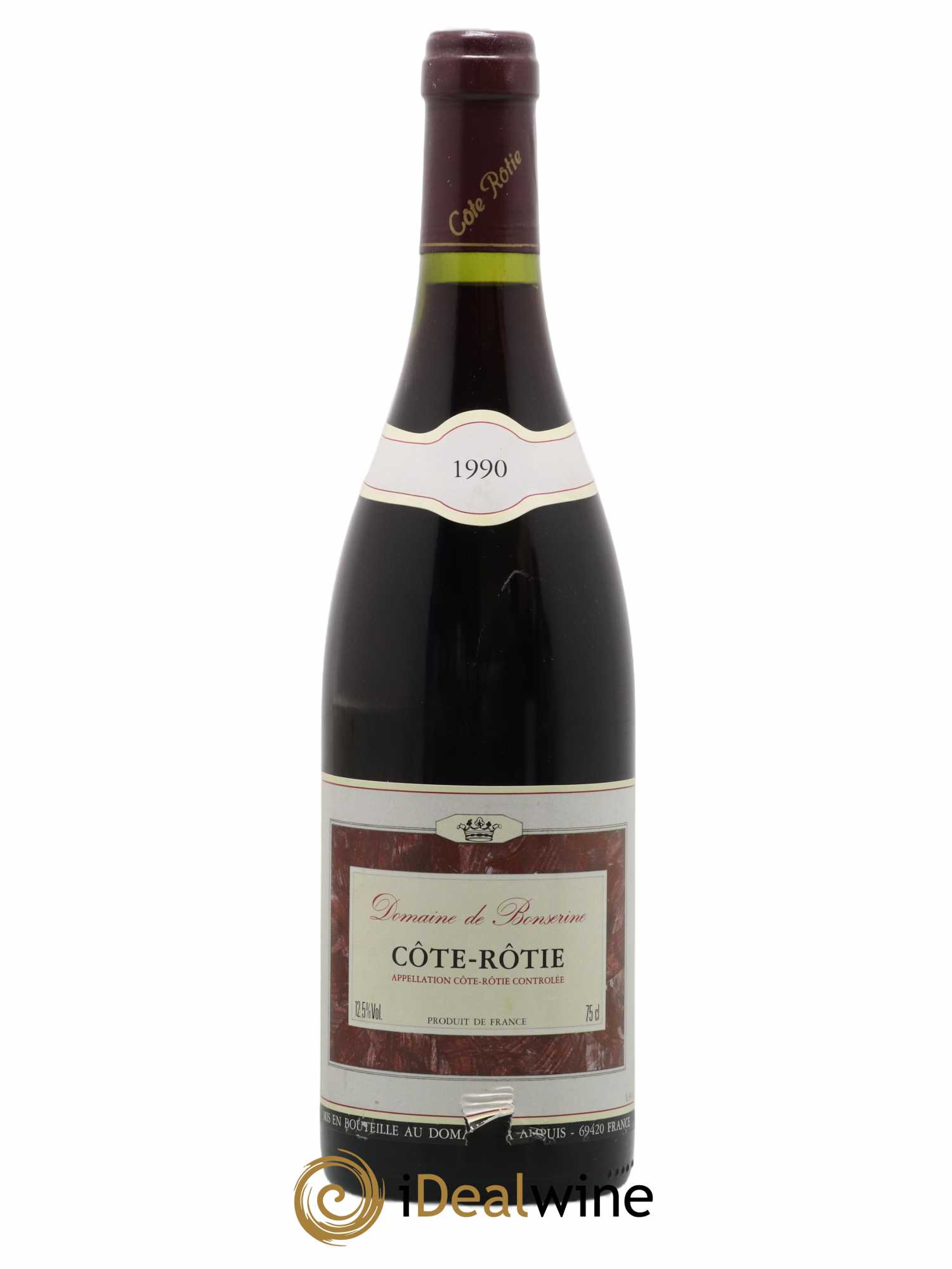 Côte-Rôtie Domaine de Bonserine 1990 - Lot de 1 bouteille - 0