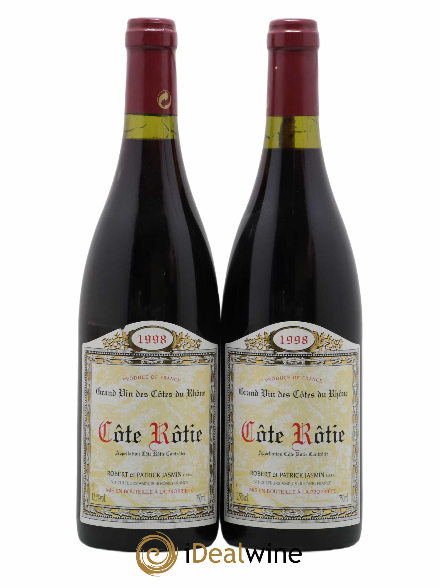 Côte-Rôtie Jasmin (Domaine) 1998 - Lot de 2 bouteilles - 0