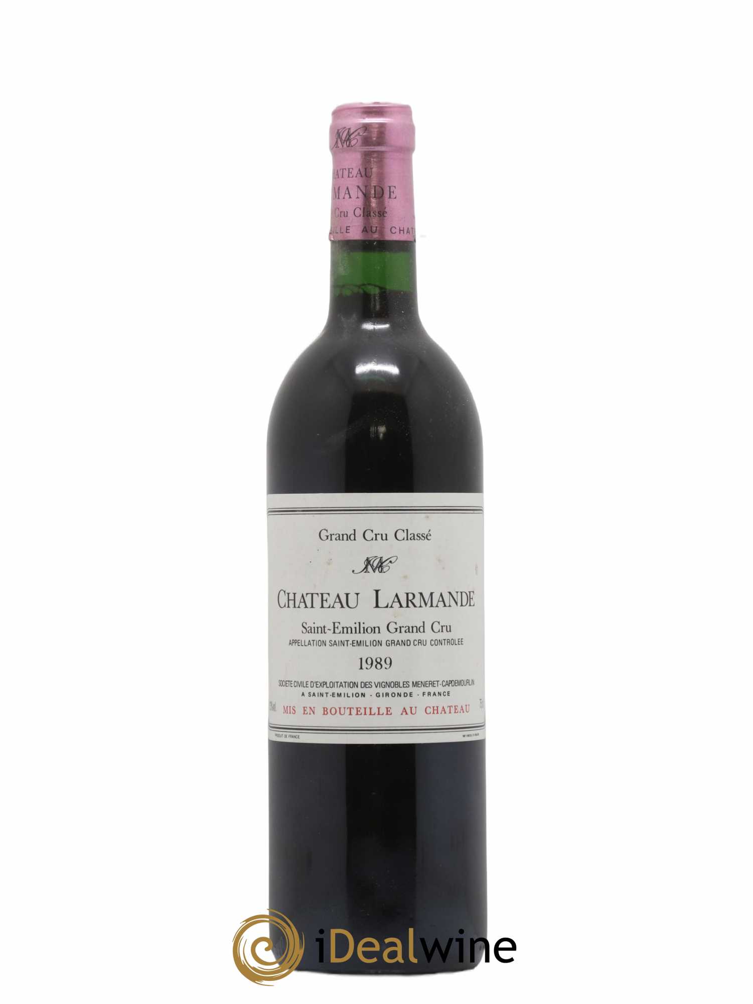 Château Larmande Grand Cru Classé 1989 - Lot de 1 bouteille - 0