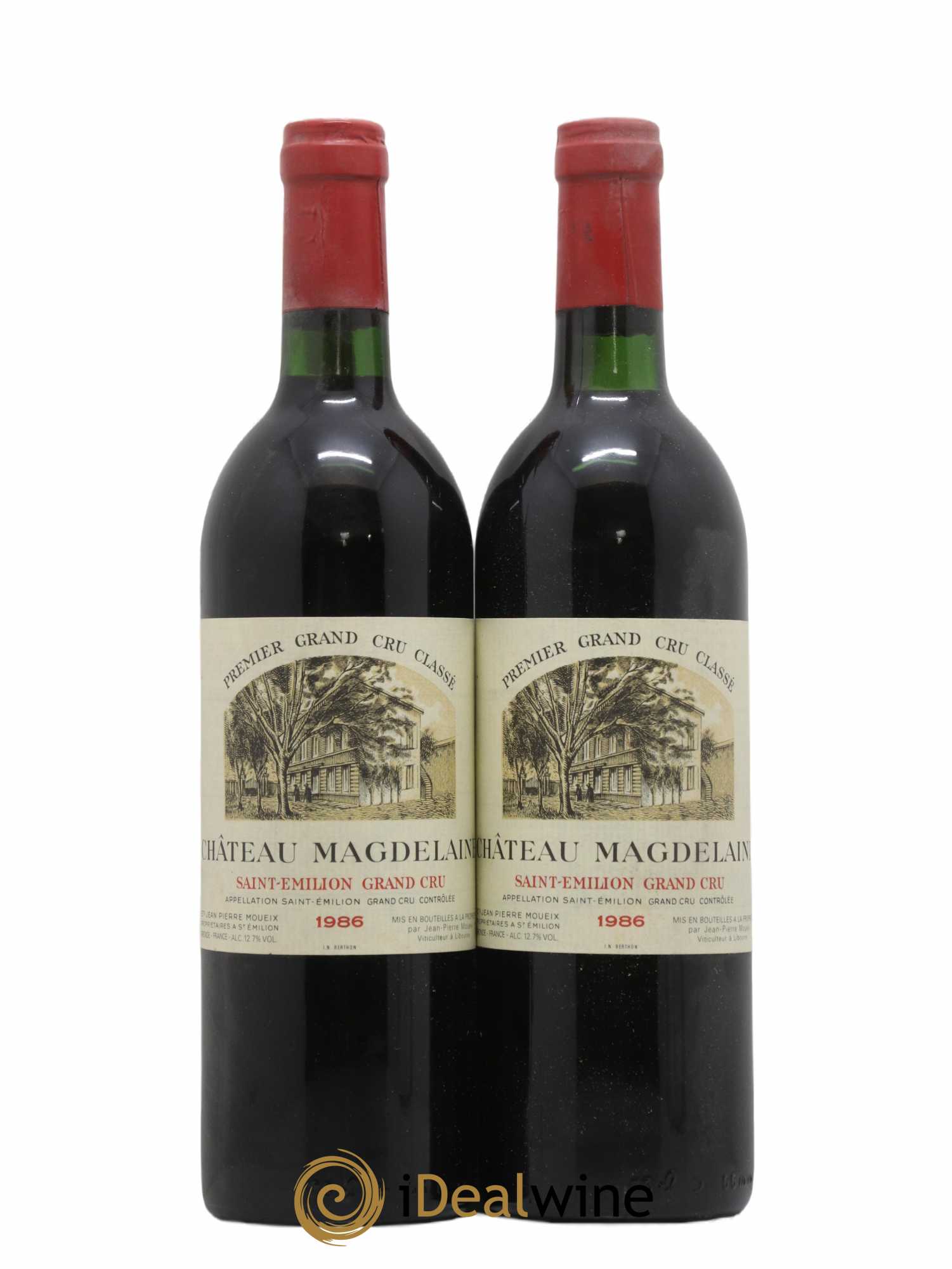 Château Magdelaine 1986 - Lot of 2 bottles - 0