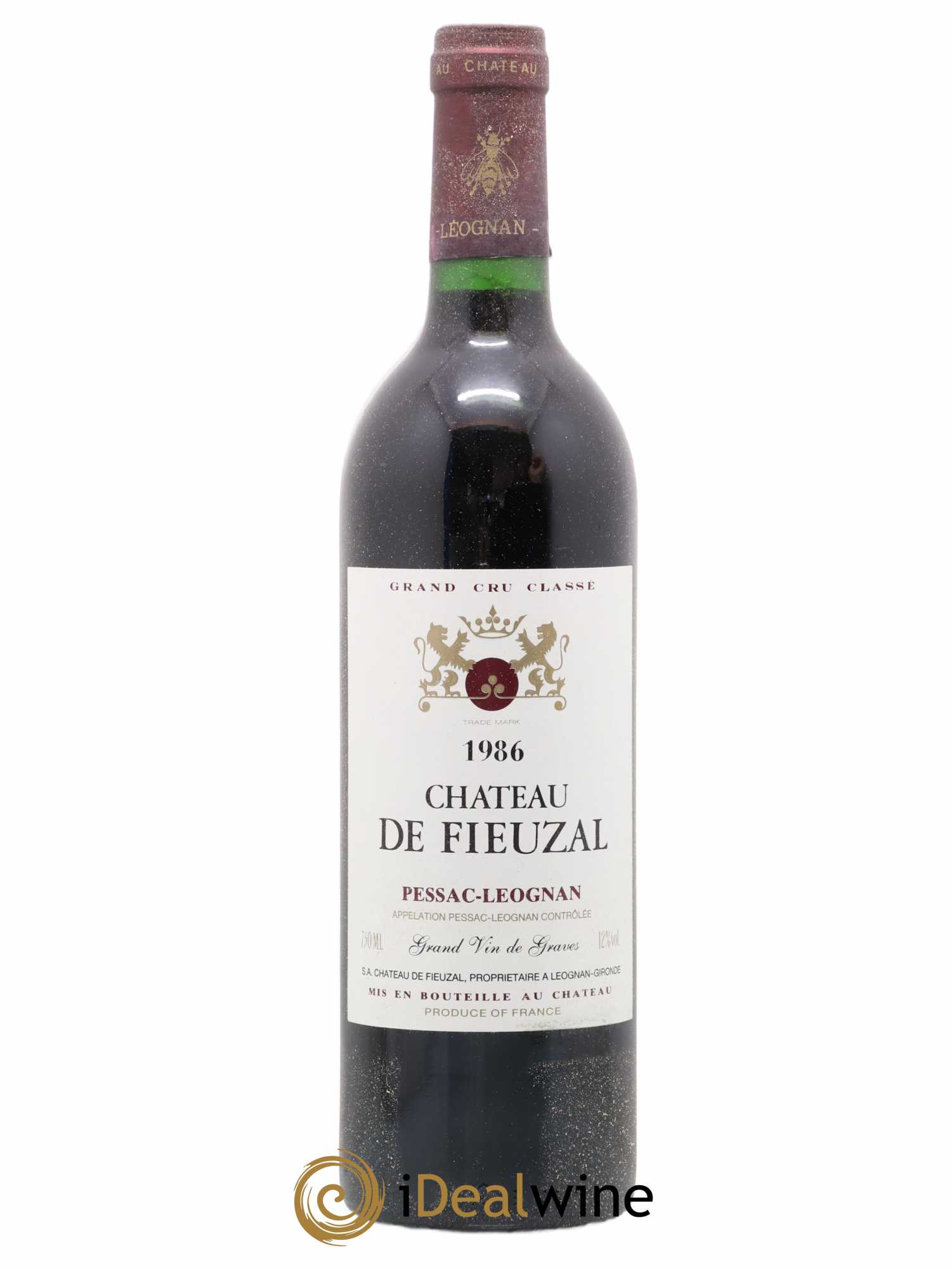 Château de Fieuzal Cru Classé de Graves 1986 - Lot de 1 bouteille - 0