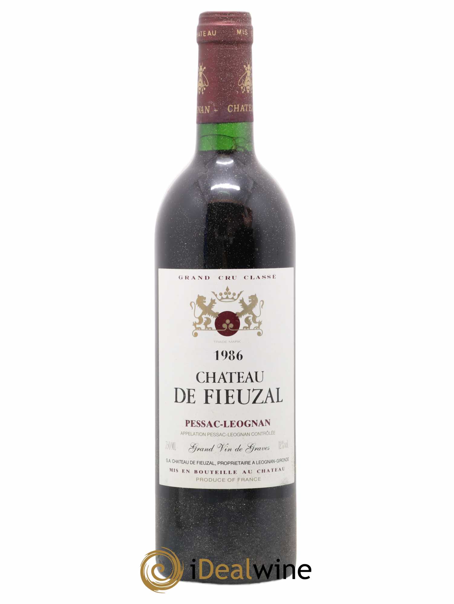 Château de Fieuzal Cru Classé de Graves 1986 - Lot de 1 bouteille - 0