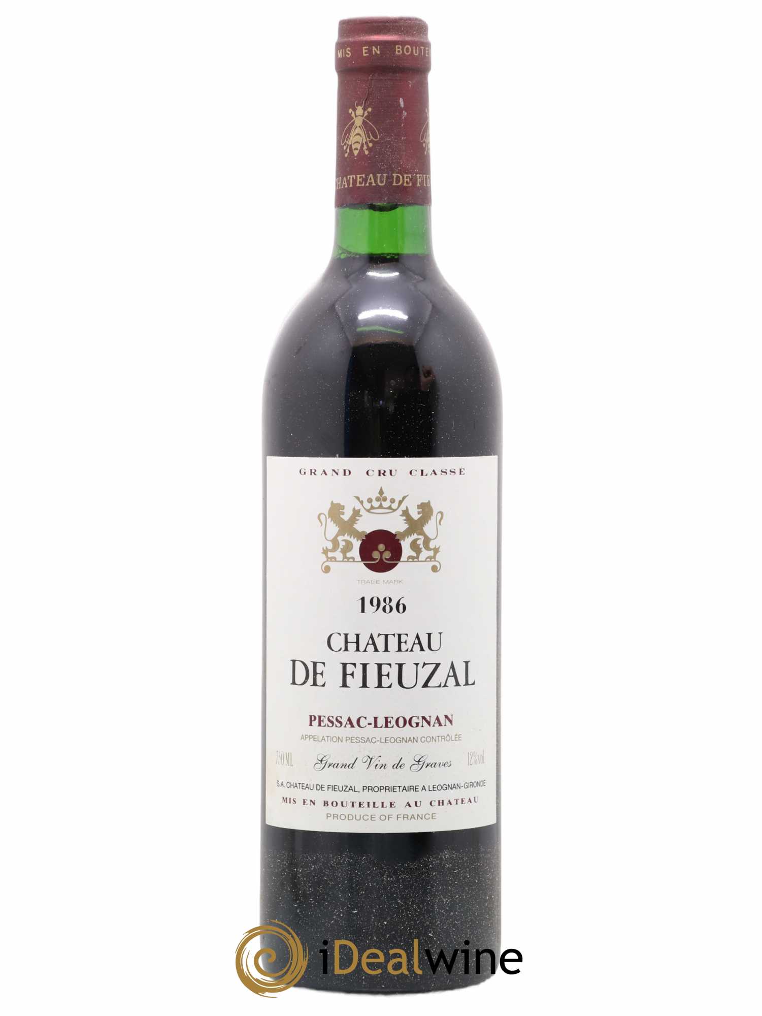 Château de Fieuzal Cru Classé de Graves 1986 - Lot de 1 bouteille - 0