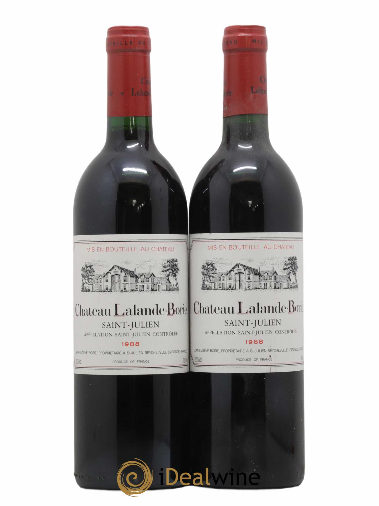 Château Lalande Borie 1988 - Lot of 2 bottles - 0