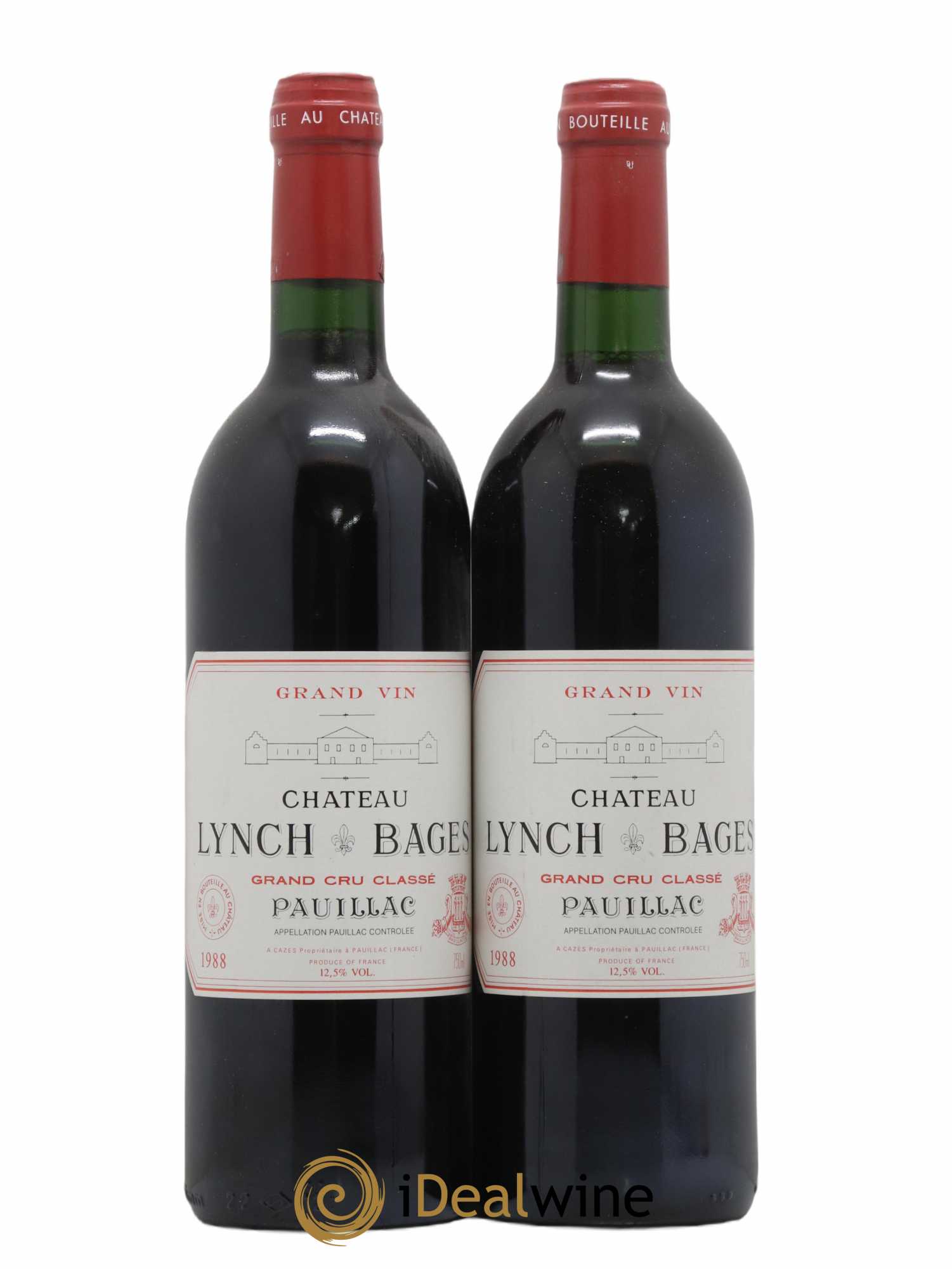 Château Lynch Bages 5ème Grand Cru Classé 1988 - Lot of 2 bottles - 0