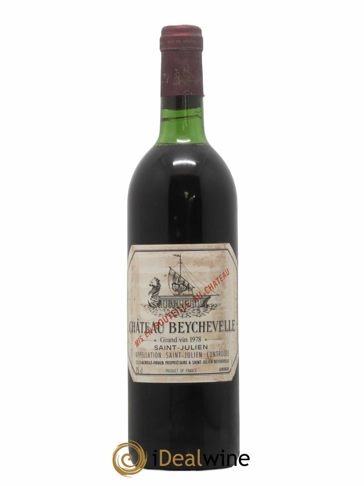 Château Beychevelle 4ème Grand Cru Classé 1978 - Lot de 1 bouteille - 0