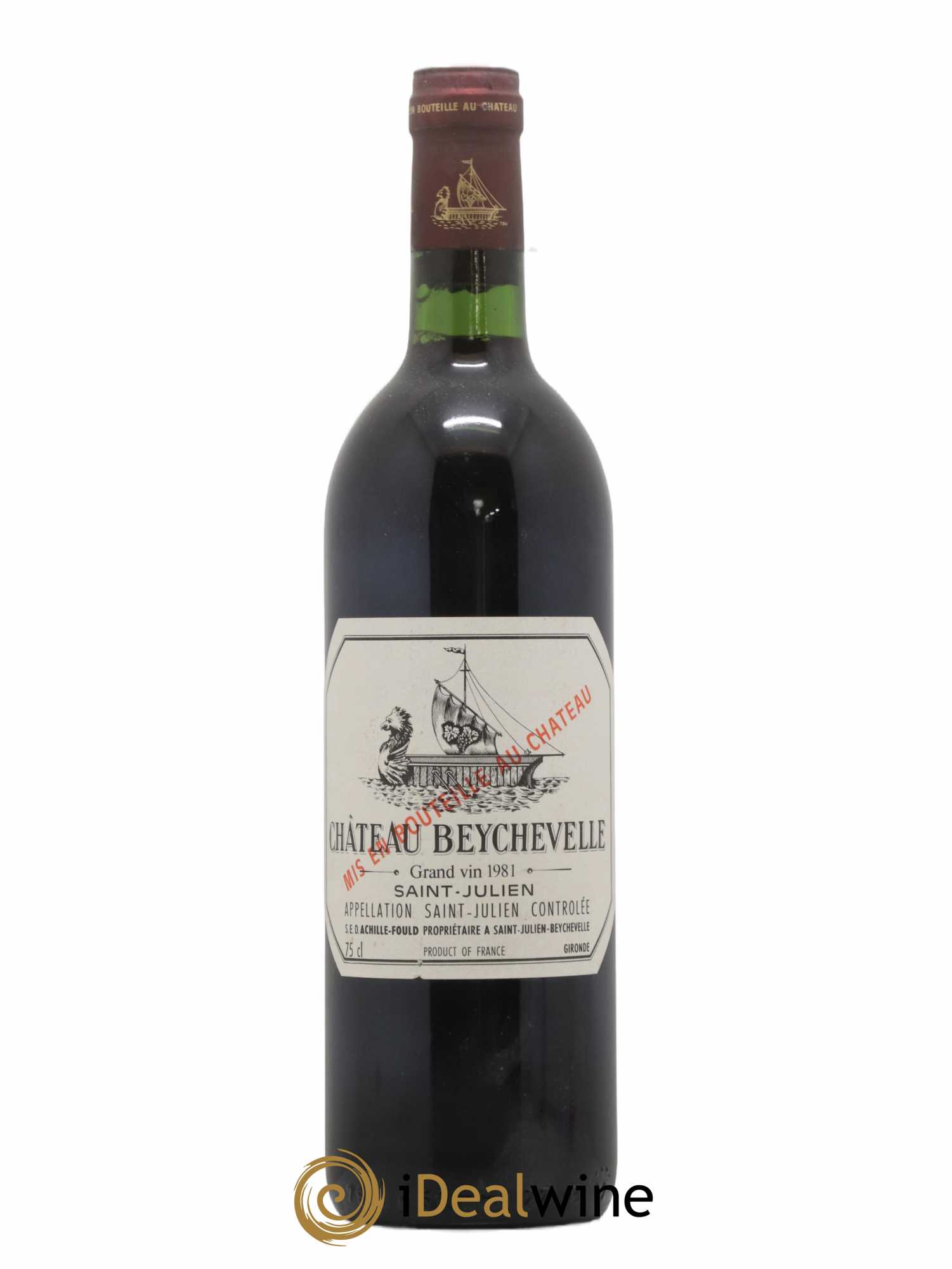 Château Beychevelle 4ème Grand Cru Classé 1981 - Lot de 1 bouteille - 0