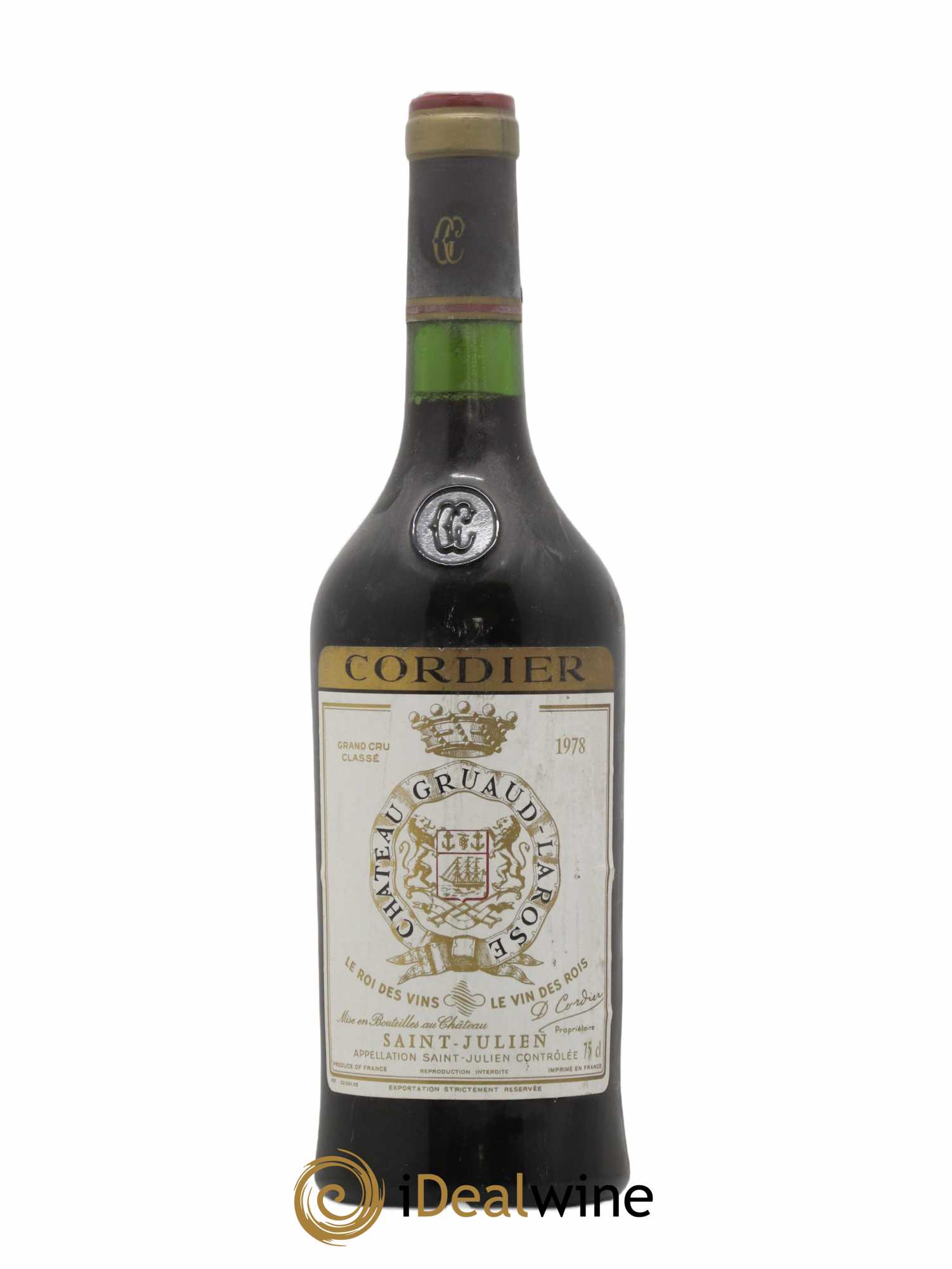 Château Gruaud Larose 2ème Grand Cru Classé 1978 - Lot de 1 bouteille - 0