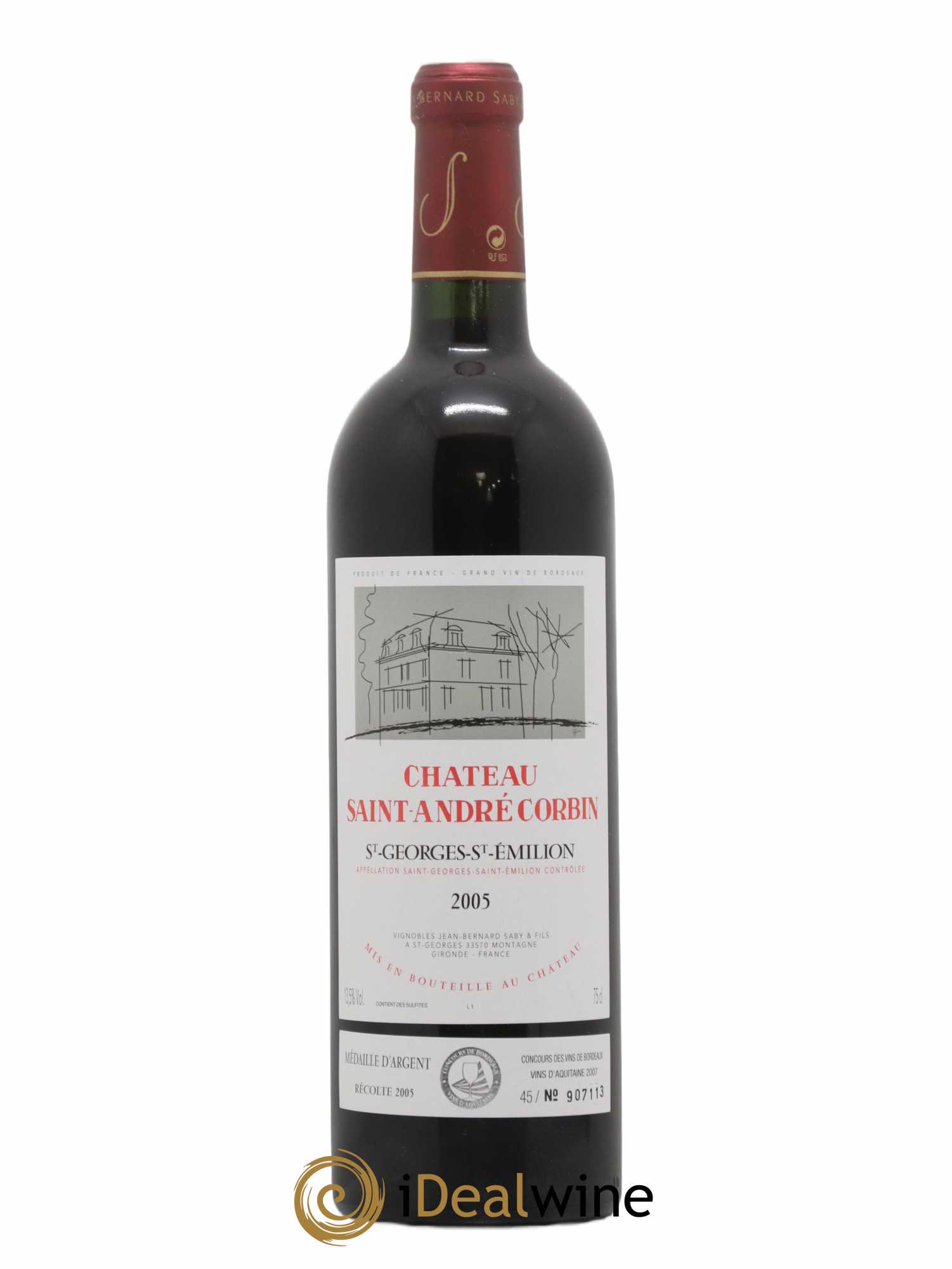 Château Saint-Georges Saint André Corbin 2005 - Lot of 1 bottle - 0