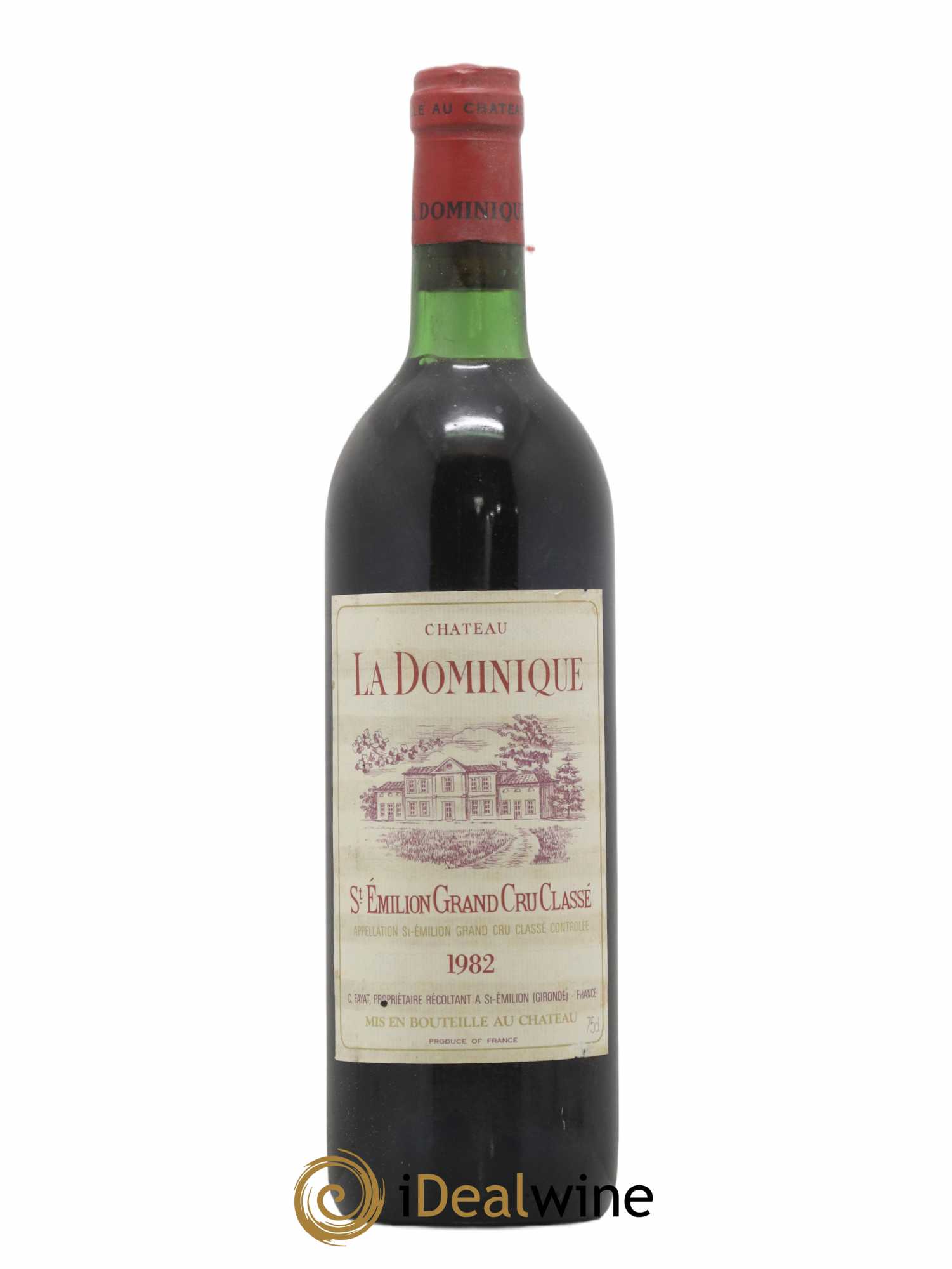 Château la Dominique Grand Cru Classé 1982 - Lot de 1 bouteille - 0