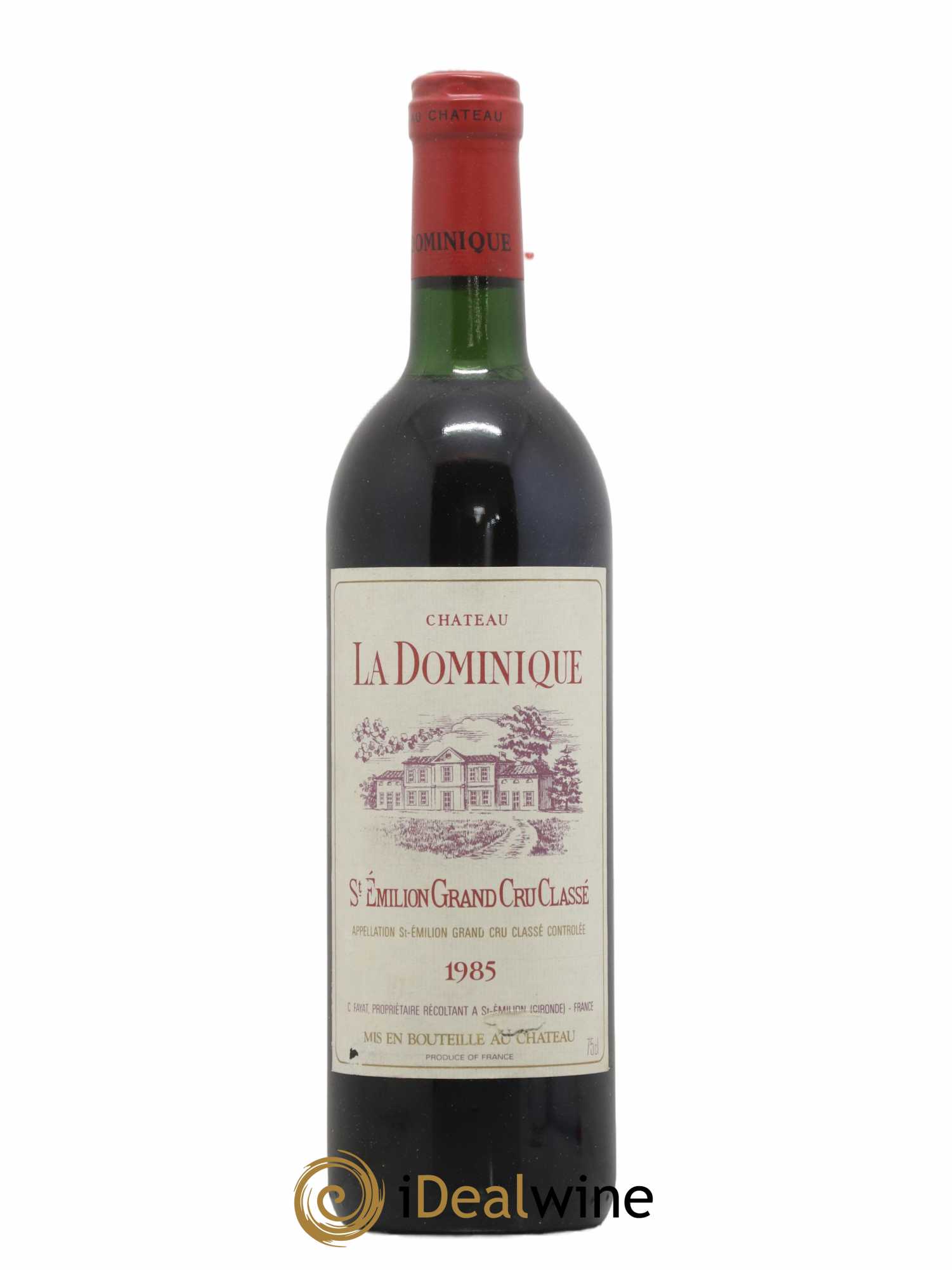 Château la Dominique Grand Cru Classé 1985 - Lot de 1 bouteille - 0