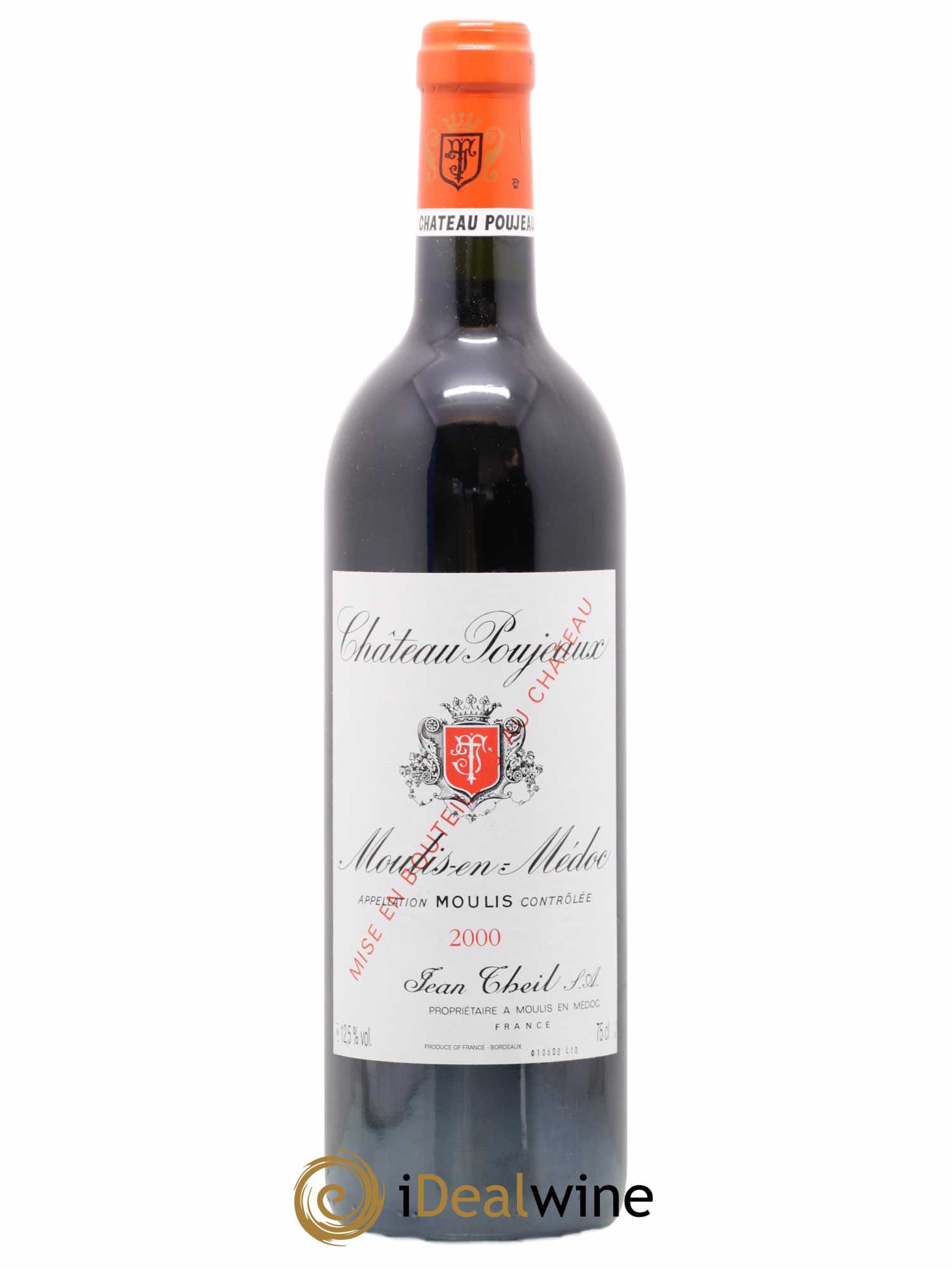 Château Poujeaux 2000 - Lot de 1 bouteille - 0