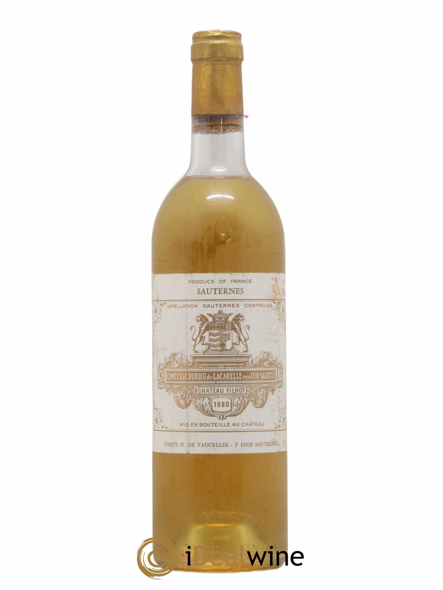 Château Filhot 2ème Grand Cru Classé 1980 - Lotto di 1 bottiglia - 0
