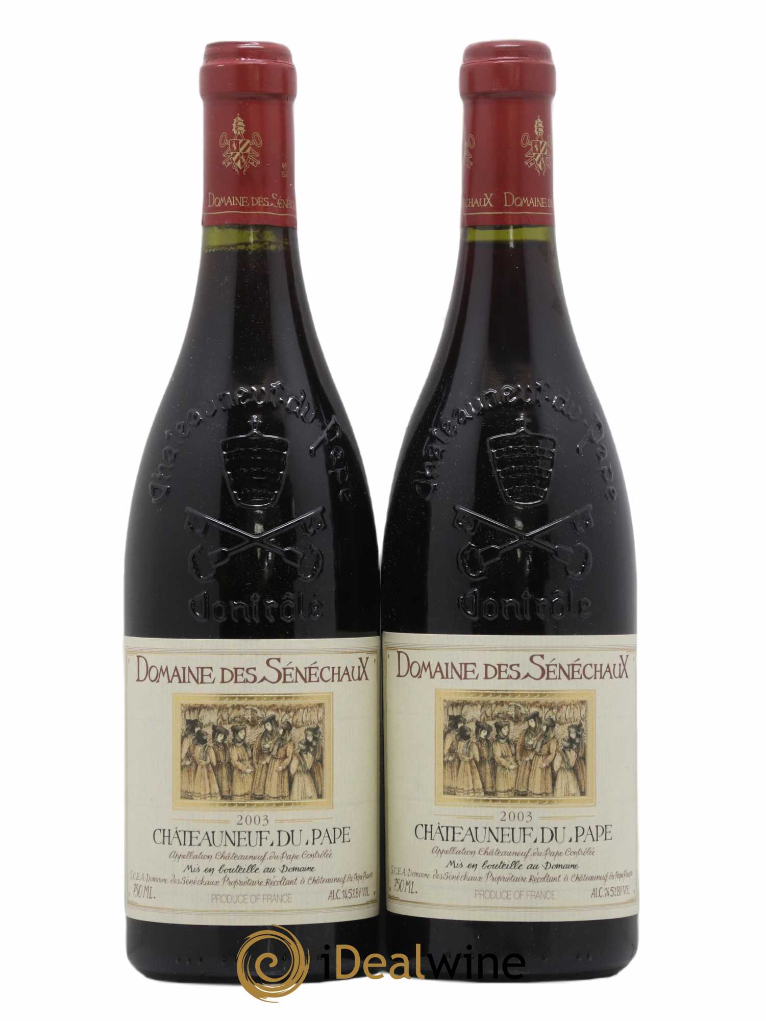 Châteauneuf-du-Pape 2003 - Posten von 2 Flaschen - 0