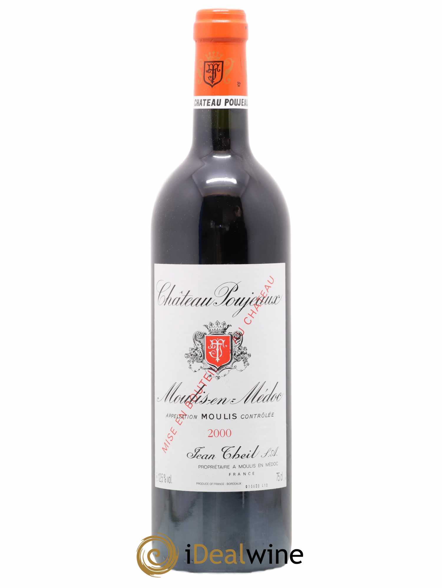 Château Poujeaux 2000 - Lot de 1 bouteille - 0