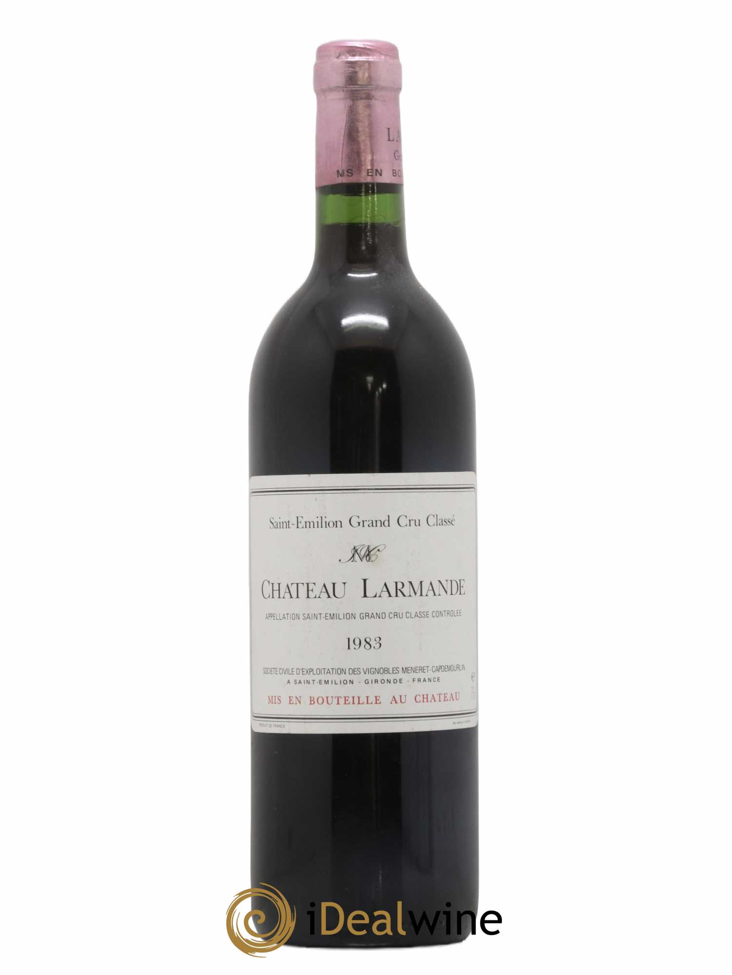 Château Larmande Grand Cru Classé 1983 - Lot de 1 bouteille - 0
