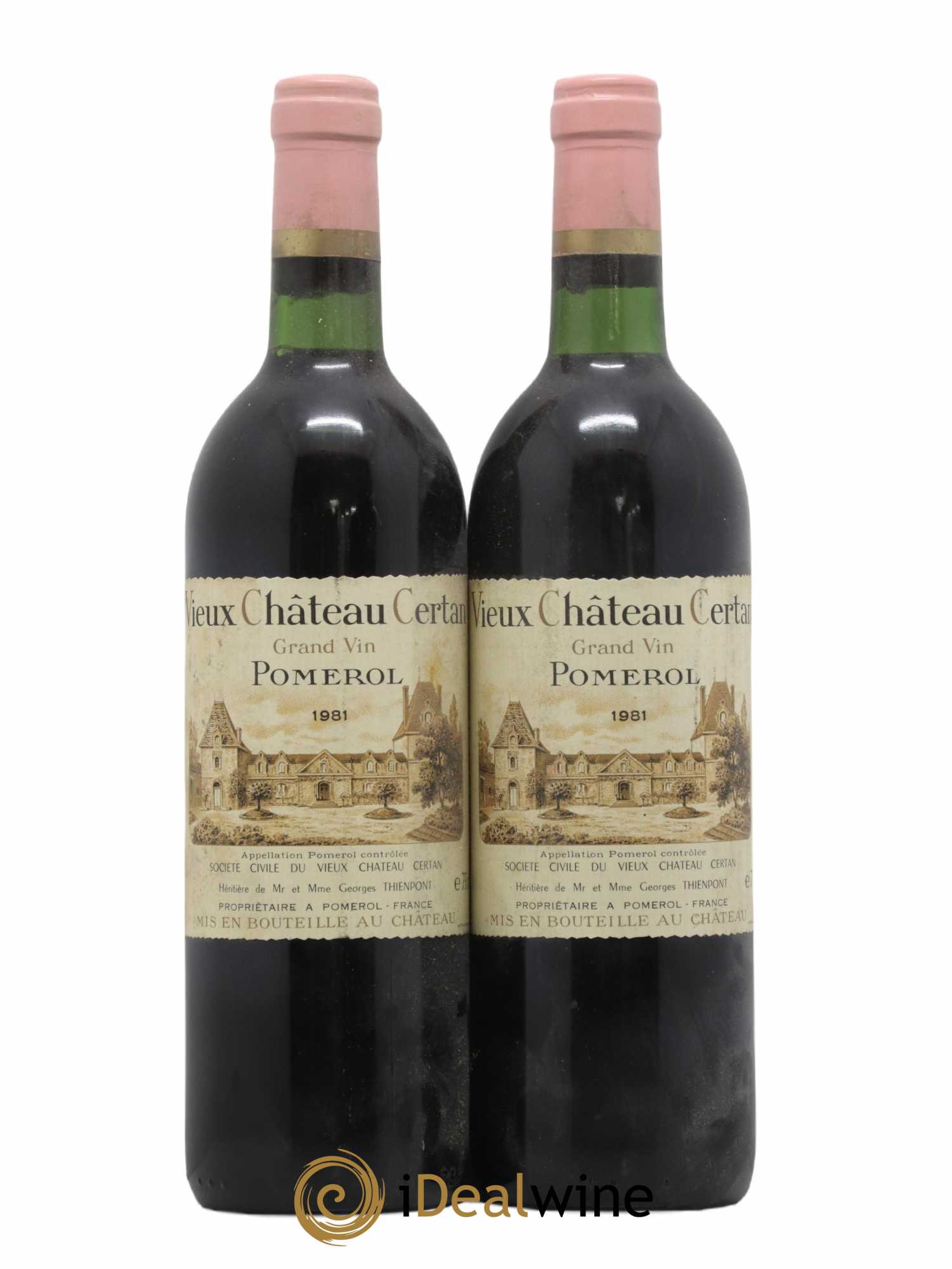 Vieux Château Certan 1981 - Lot de 2 bouteilles - 0