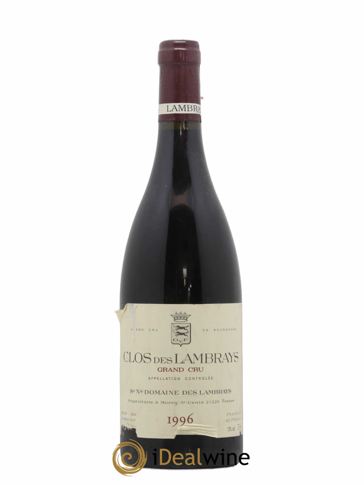 Clos des Lambrays Grand Cru Domaine des Lambrays 1996 - Lot de 1 bouteille - 0