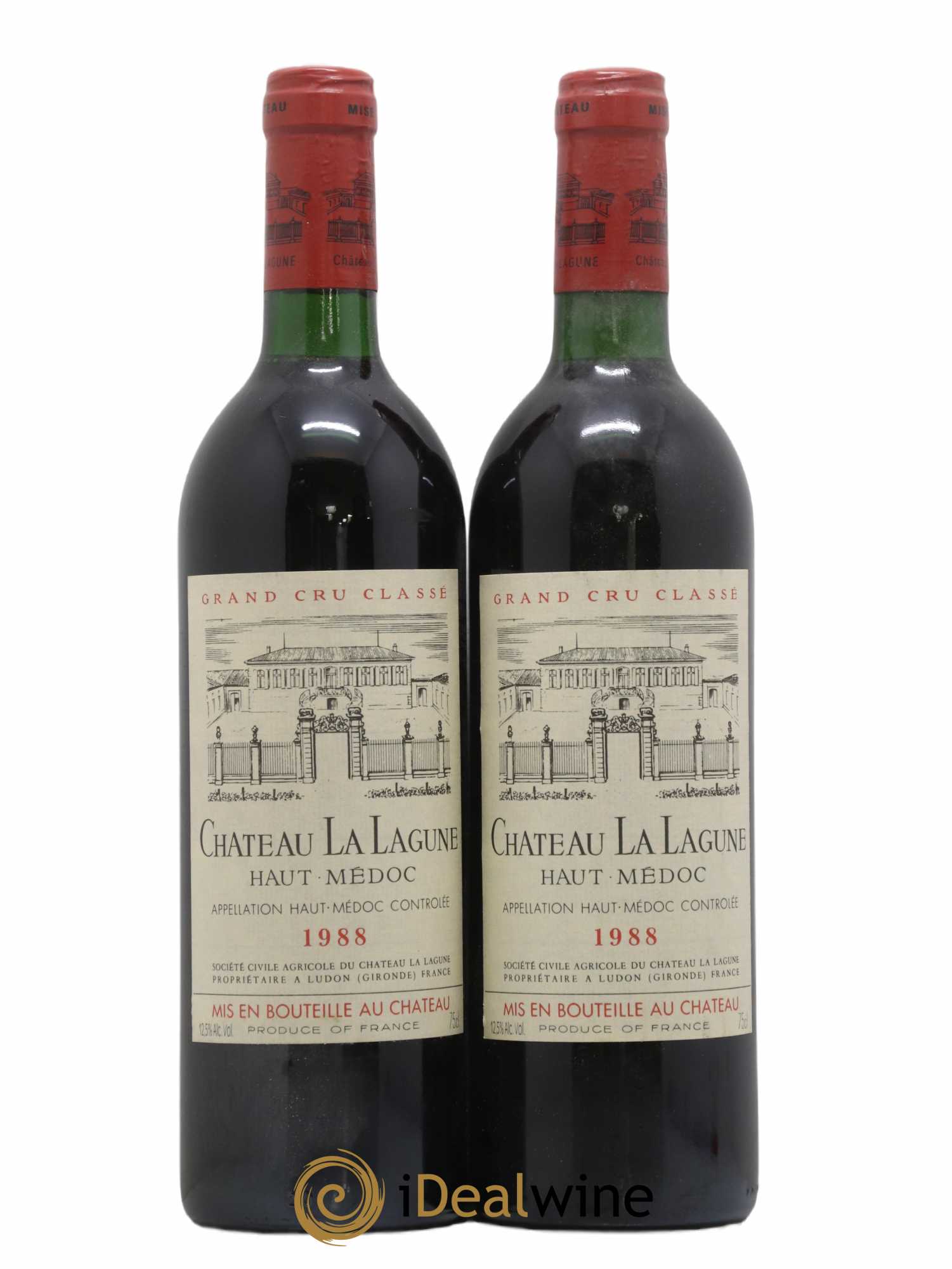 Château la Lagune 3ème Grand Cru Classé 1988 - Lot de 2 bouteilles - 0