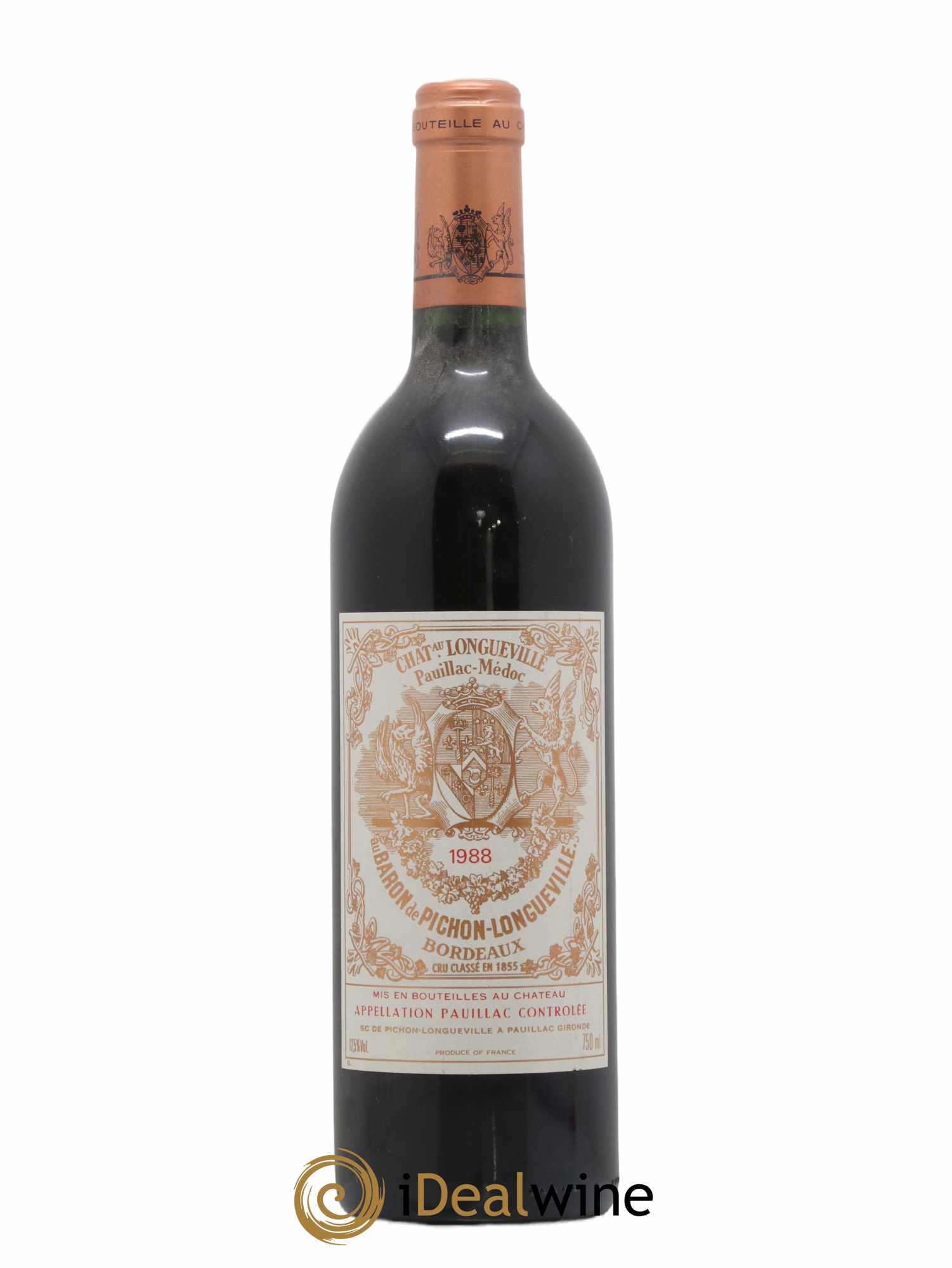 Pichon Longueville Baron 2ème Grand Cru Classé 1988 - Lot de 1 bouteille - 0