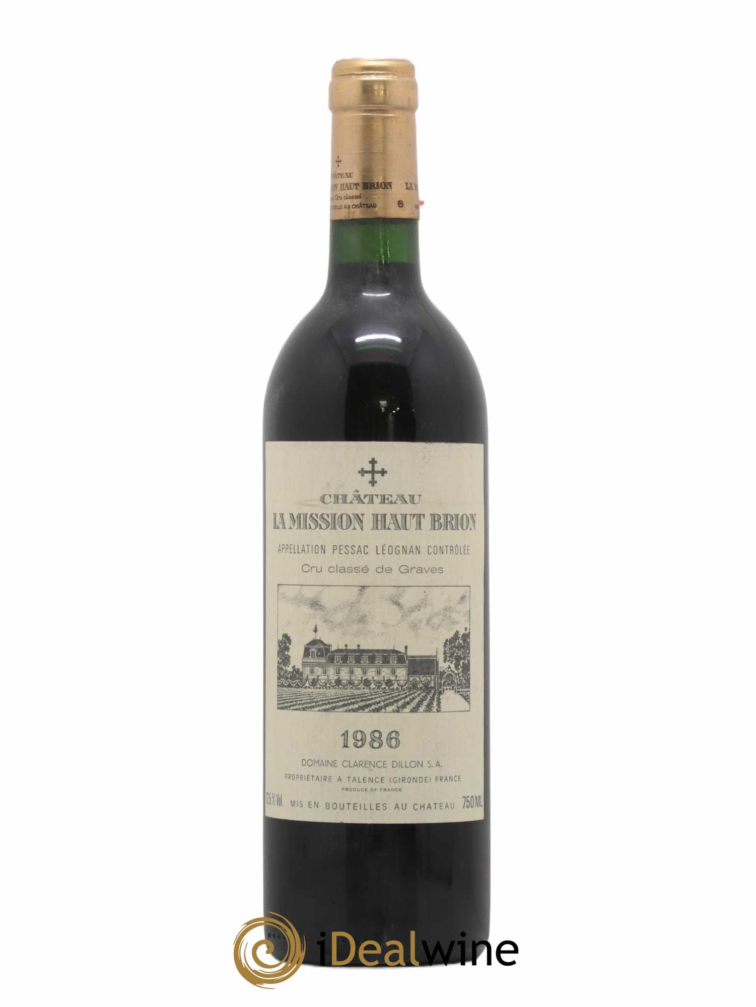 Château la Mission Haut-Brion Cru Classé de Graves 1986 - Lot of 1 bottle - 0