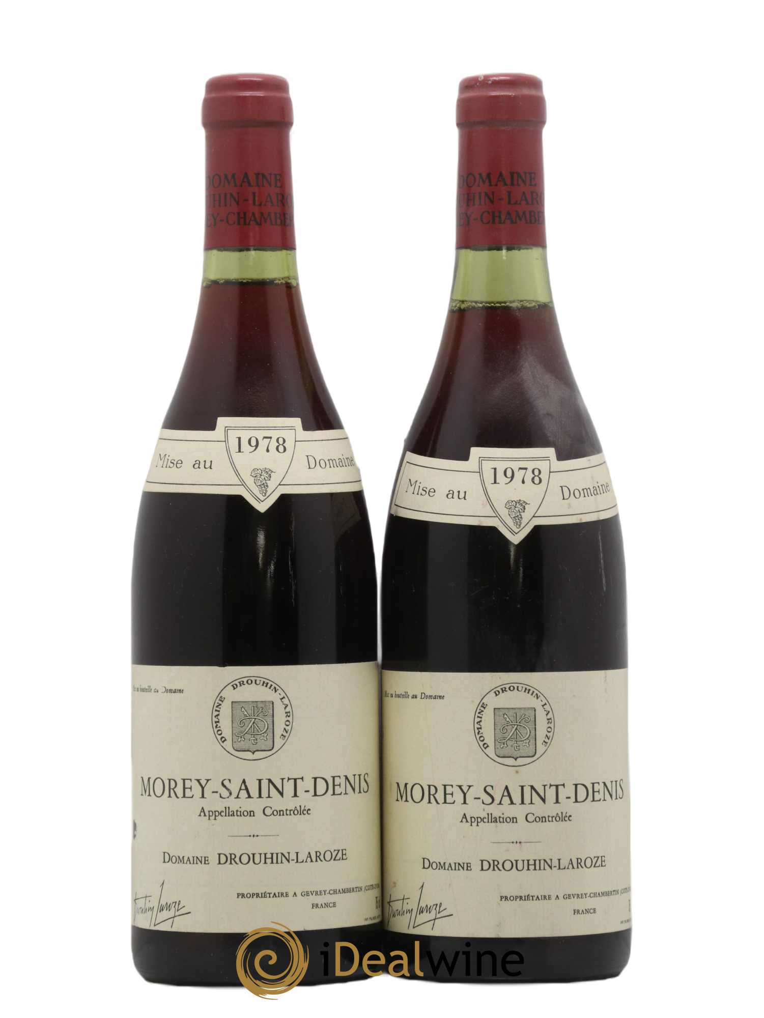 Morey-Saint-Denis Drouhin Larose 1978 - Lot de 2 bouteilles - 0