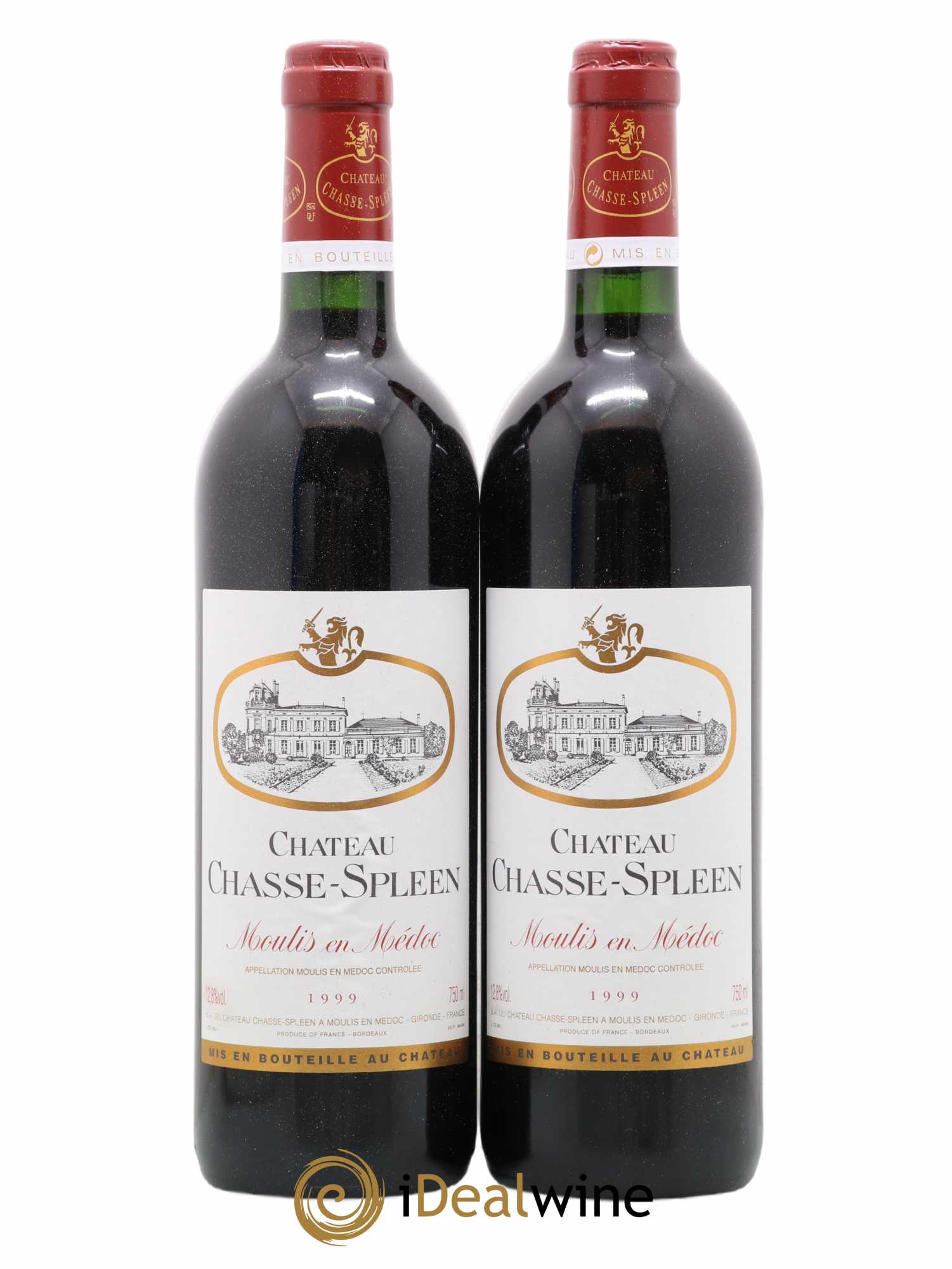 Château Chasse Spleen 1999 - Lot de 2 bouteilles - 0