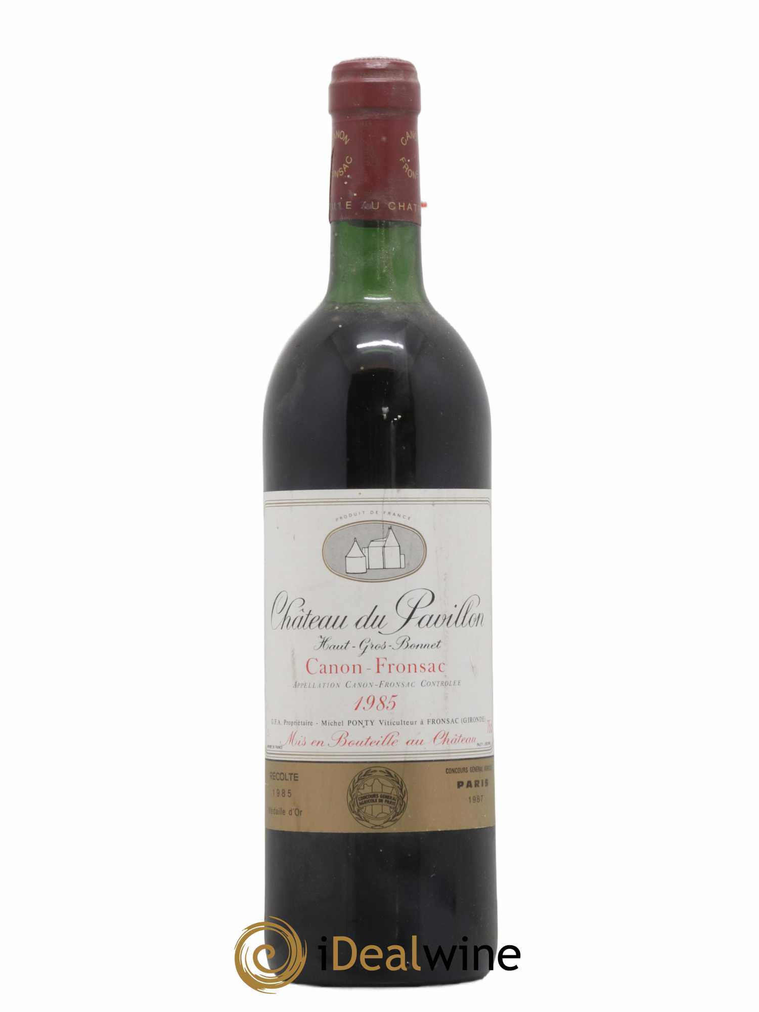 Canon-Fronsac Chateau du Pavillon 1985 - Posten von 1 Flasche - 0
