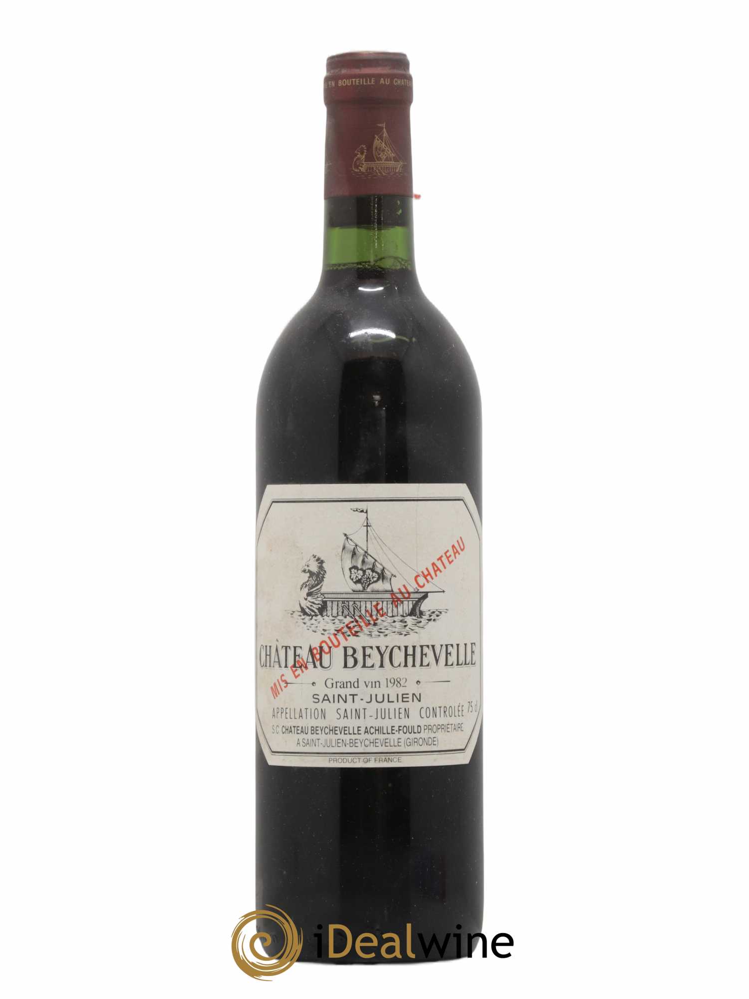 Château Beychevelle 4ème Grand Cru Classé 1982 - Lot de 1 bouteille - 0