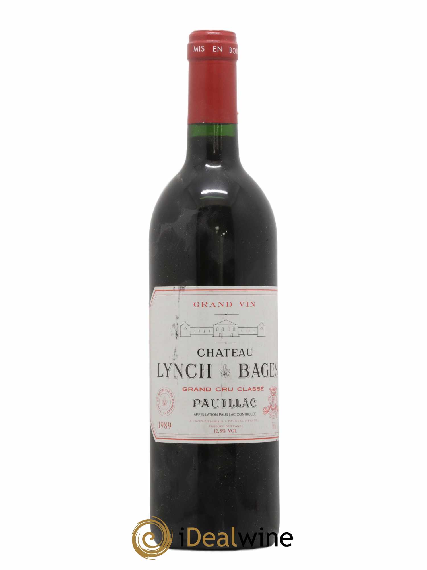 Château Lynch Bages 5ème Grand Cru Classé 1989 - Lot de 1 bouteille - 0