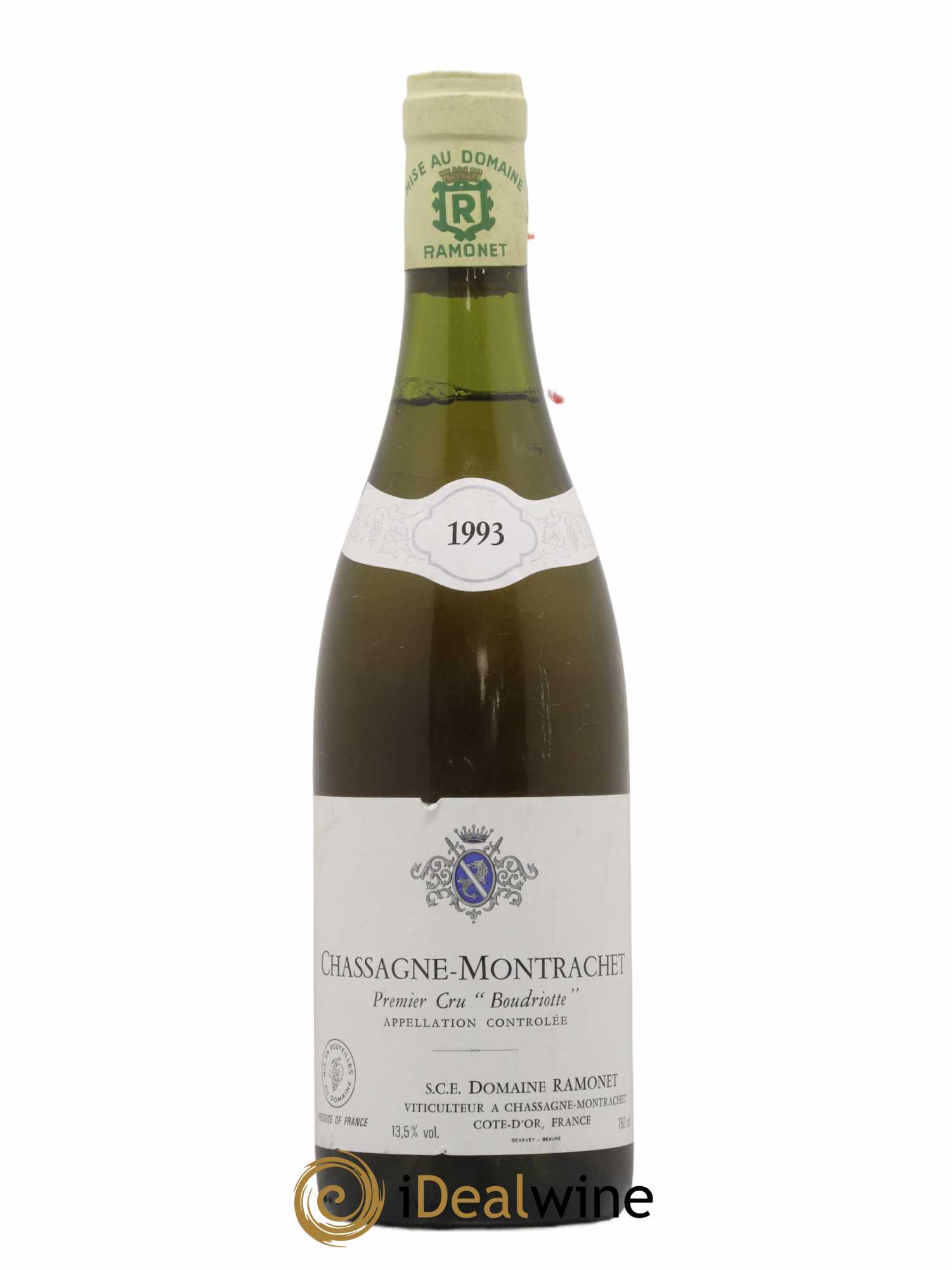 Chassagne-Montrachet 1er Cru Boudriotte Ramonet (Domaine) 1993 - Lot de 1 bouteille - 0