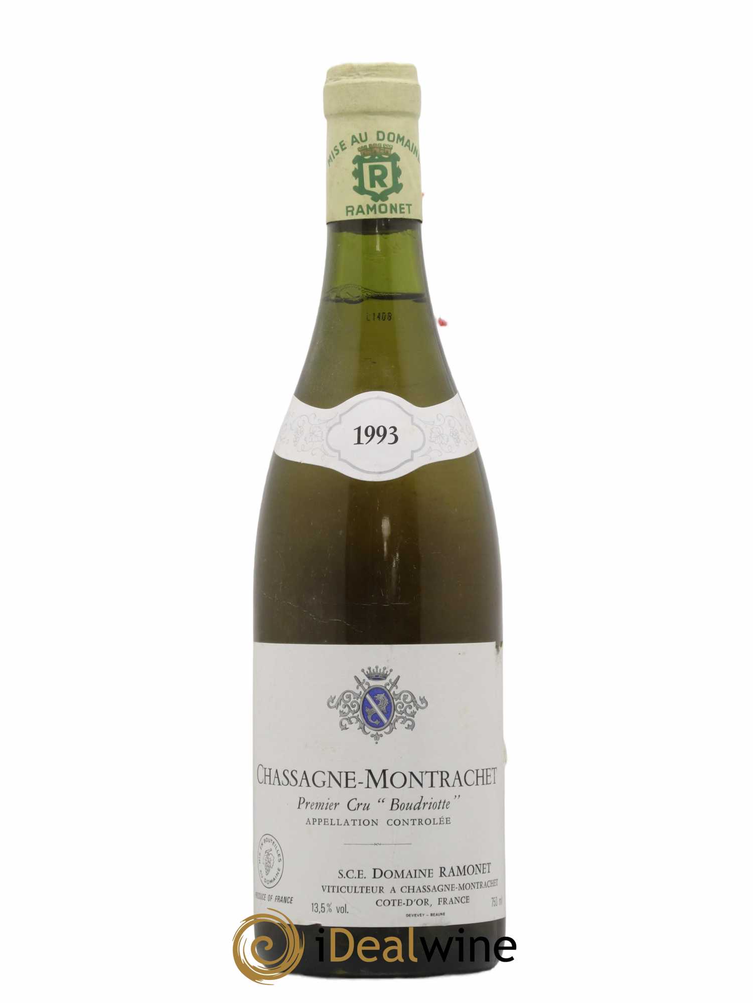 Chassagne-Montrachet 1er Cru Boudriotte Ramonet (Domaine) 1993 - Lot de 1 bouteille - 0