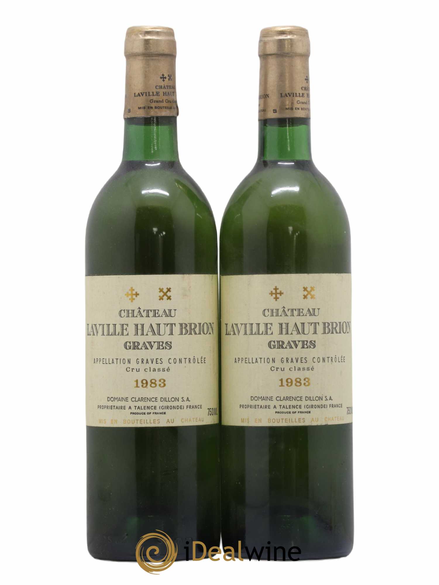 Château Laville Haut-Brion Cru Classé de Graves 1983 - Lot de 2 bouteilles - 0