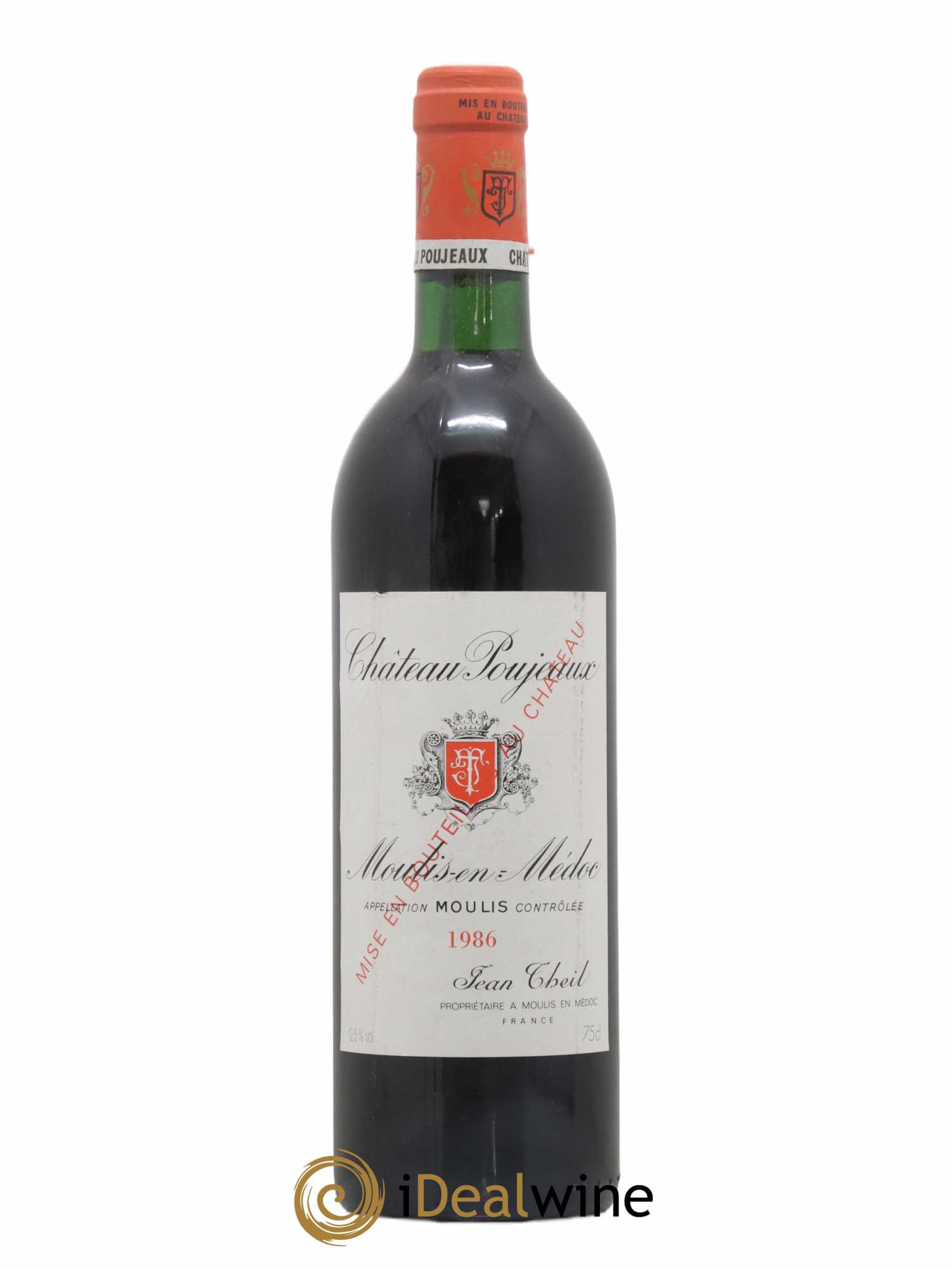 Château Poujeaux 1986 - Lot de 1 bouteille - 0