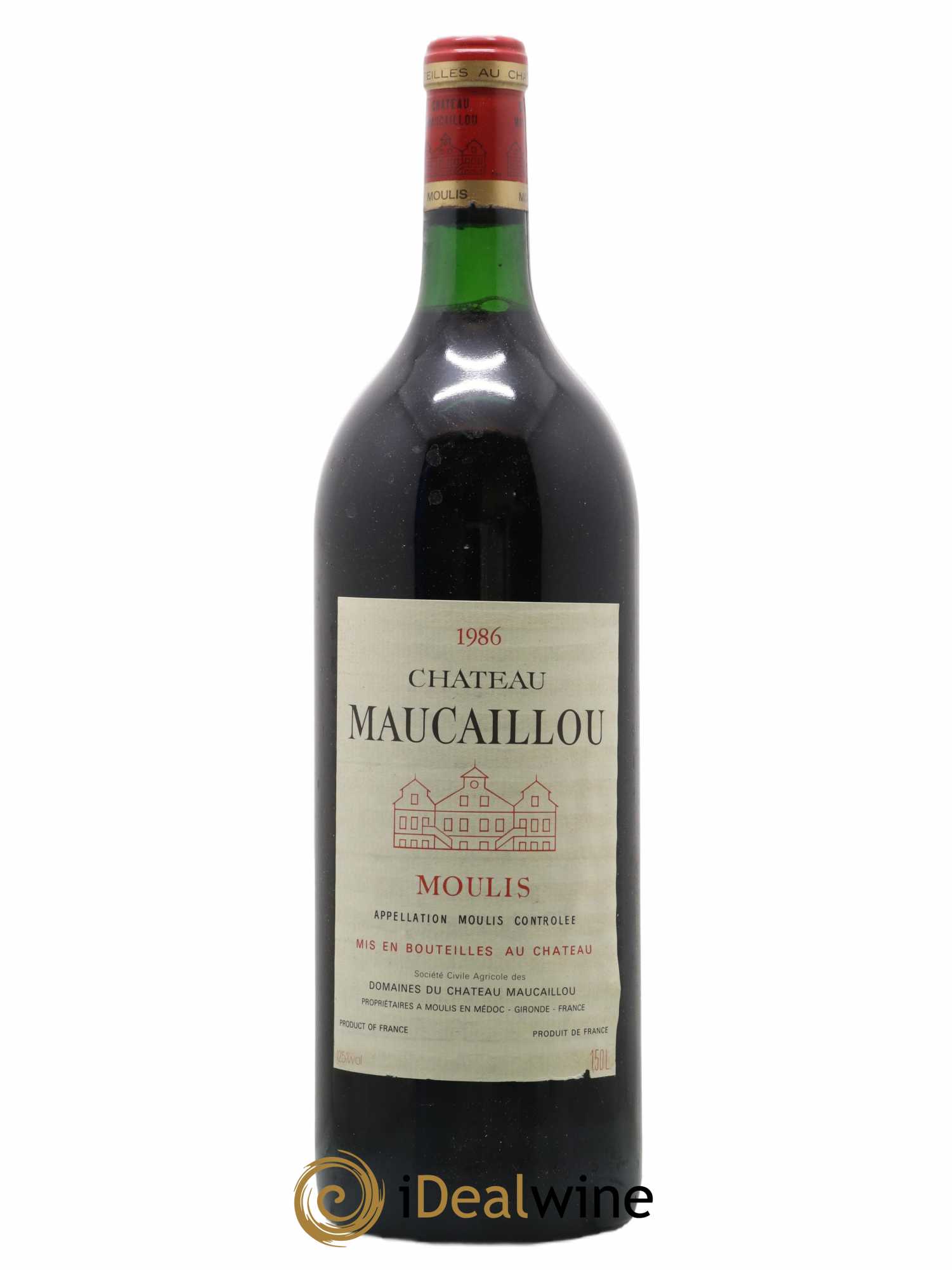 Château Maucaillou 1986 - Lot de 1 magnum - 0