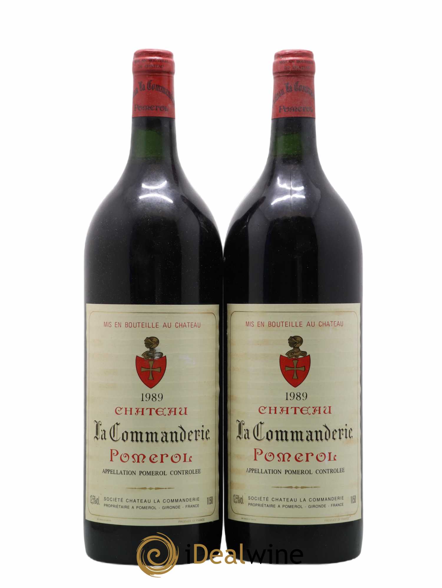 Château la Commanderie 1989 - Lot de 2 magnums - 0