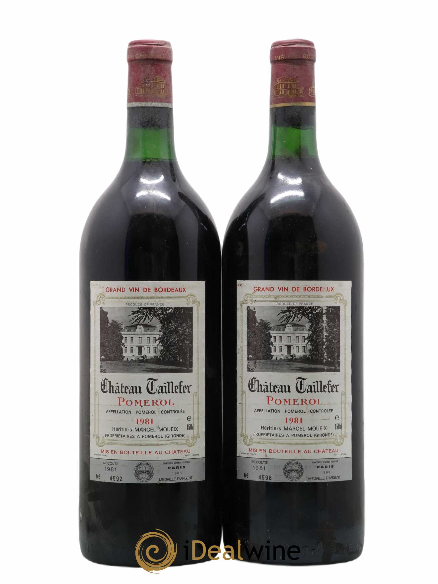 Château Taillefer 1981 - Lot de 2 magnums - 0