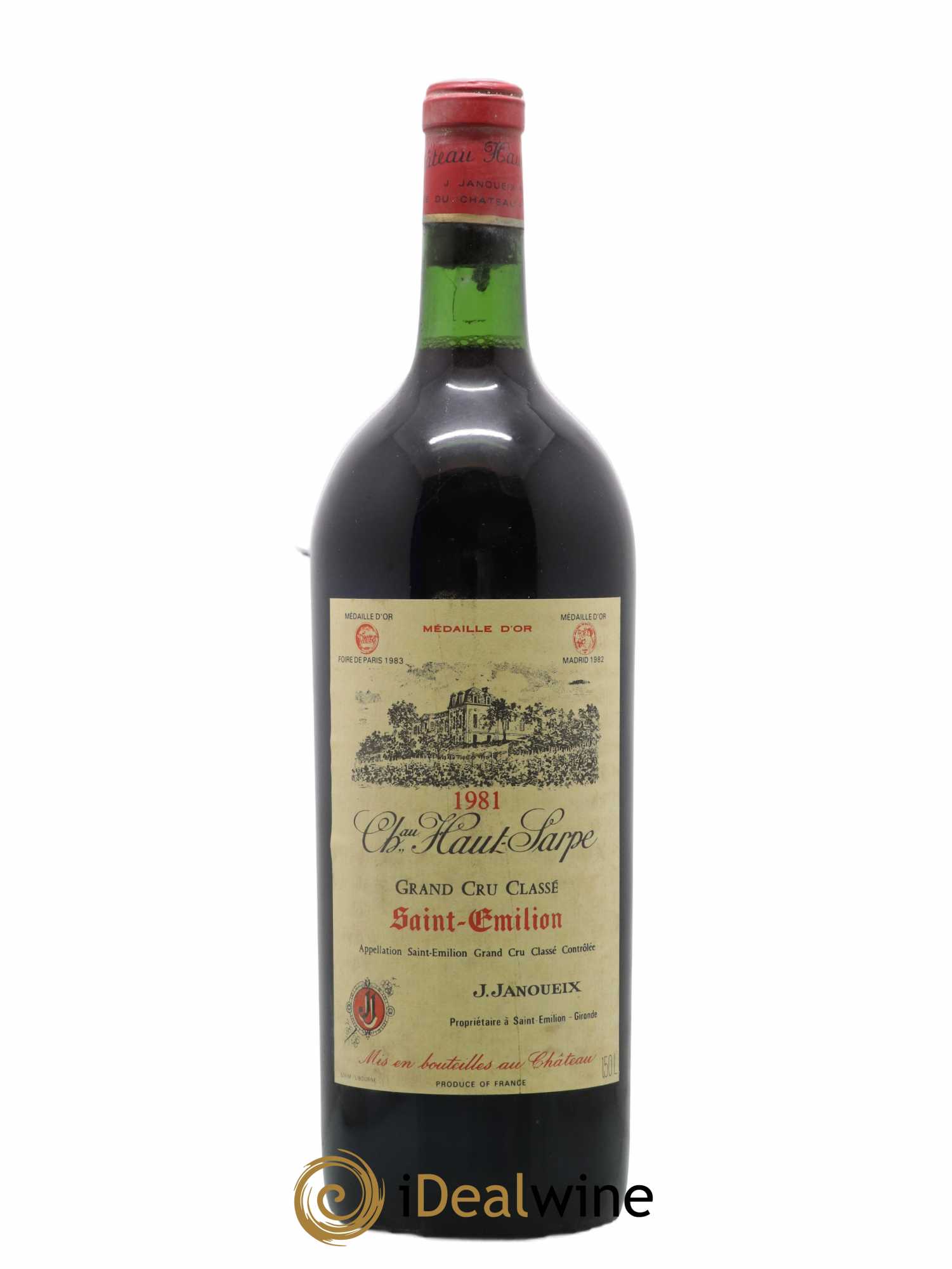 Château Haut Sarpe Grand Cru Classé 1981 - Lot de 1 magnum - 0