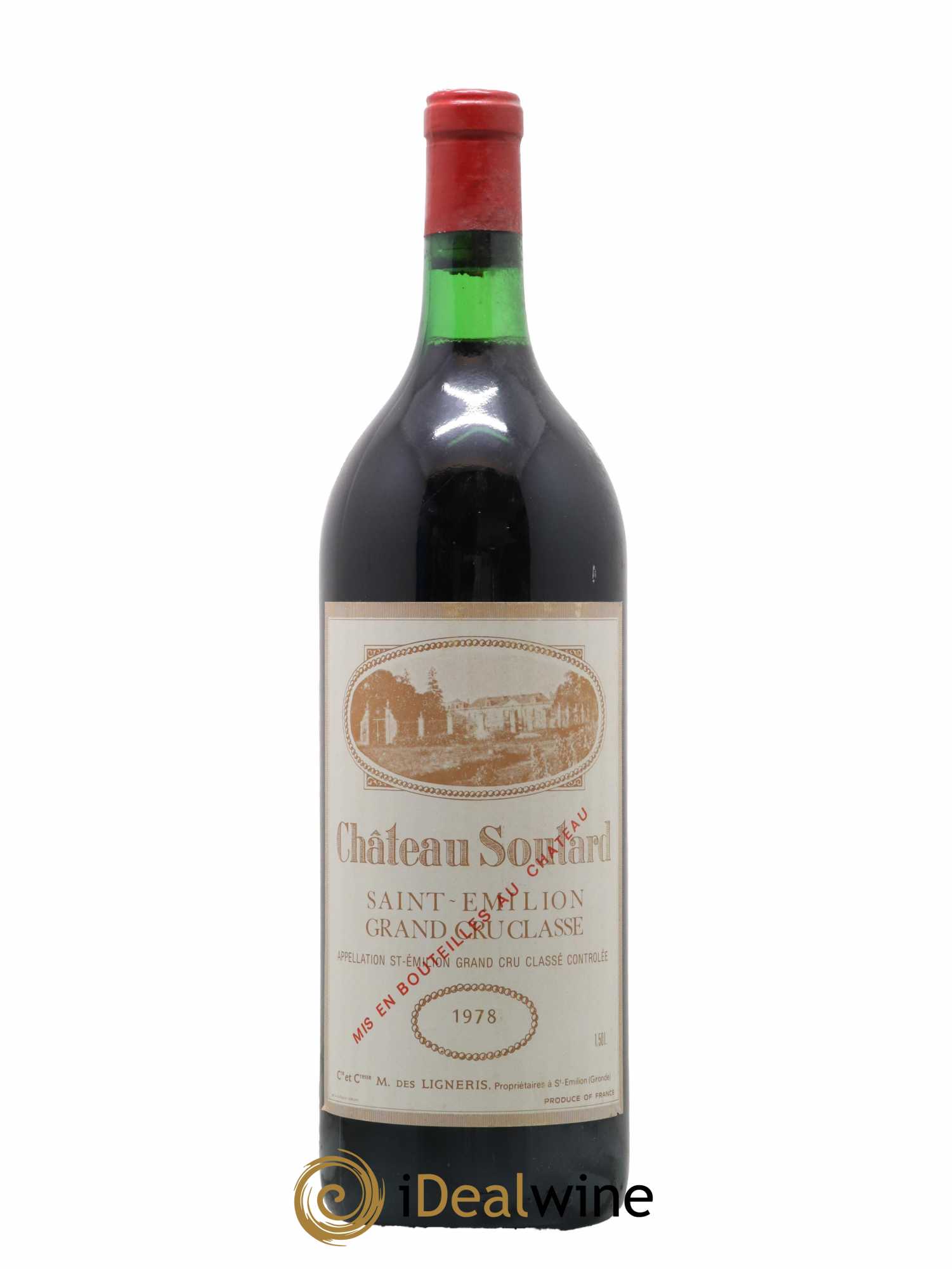 Château Soutard Grand Cru Classé 1978 - Lot de 1 magnum - 0