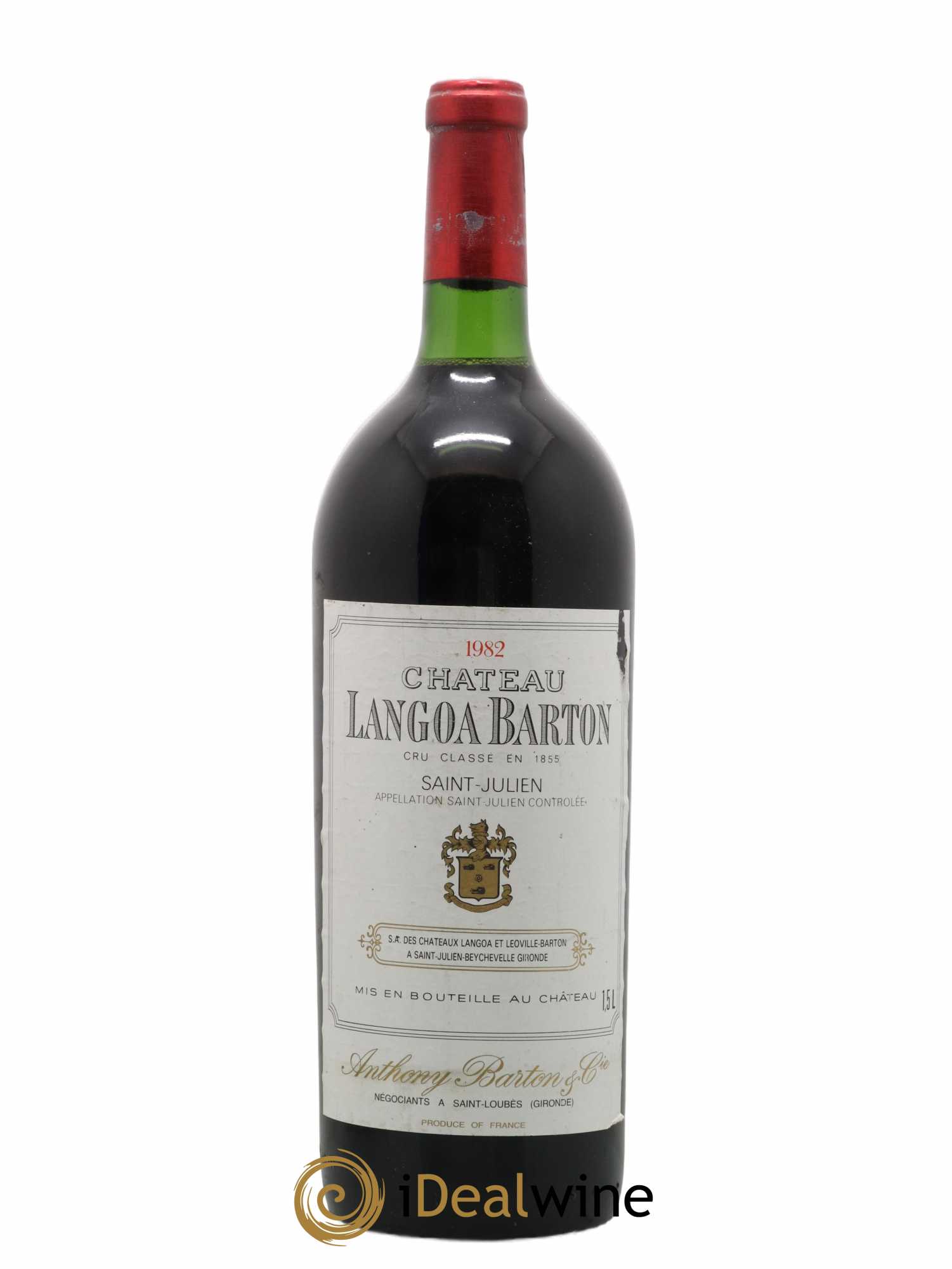 Château Langoa Barton 3ème Grand Cru Classé 1982 - Lot de 1 magnum - 0