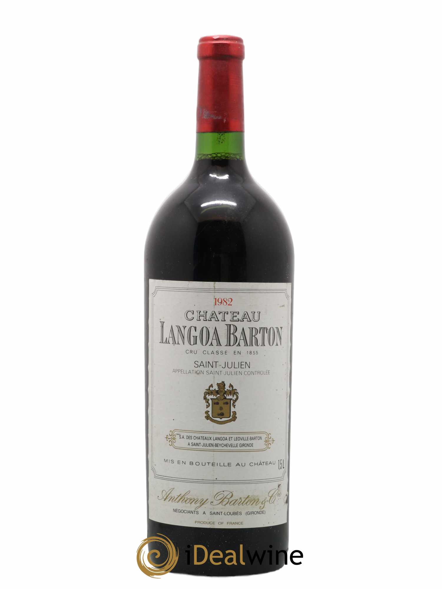 Château Langoa Barton 3ème Grand Cru Classé 1982 - Lot de 1 magnum - 0