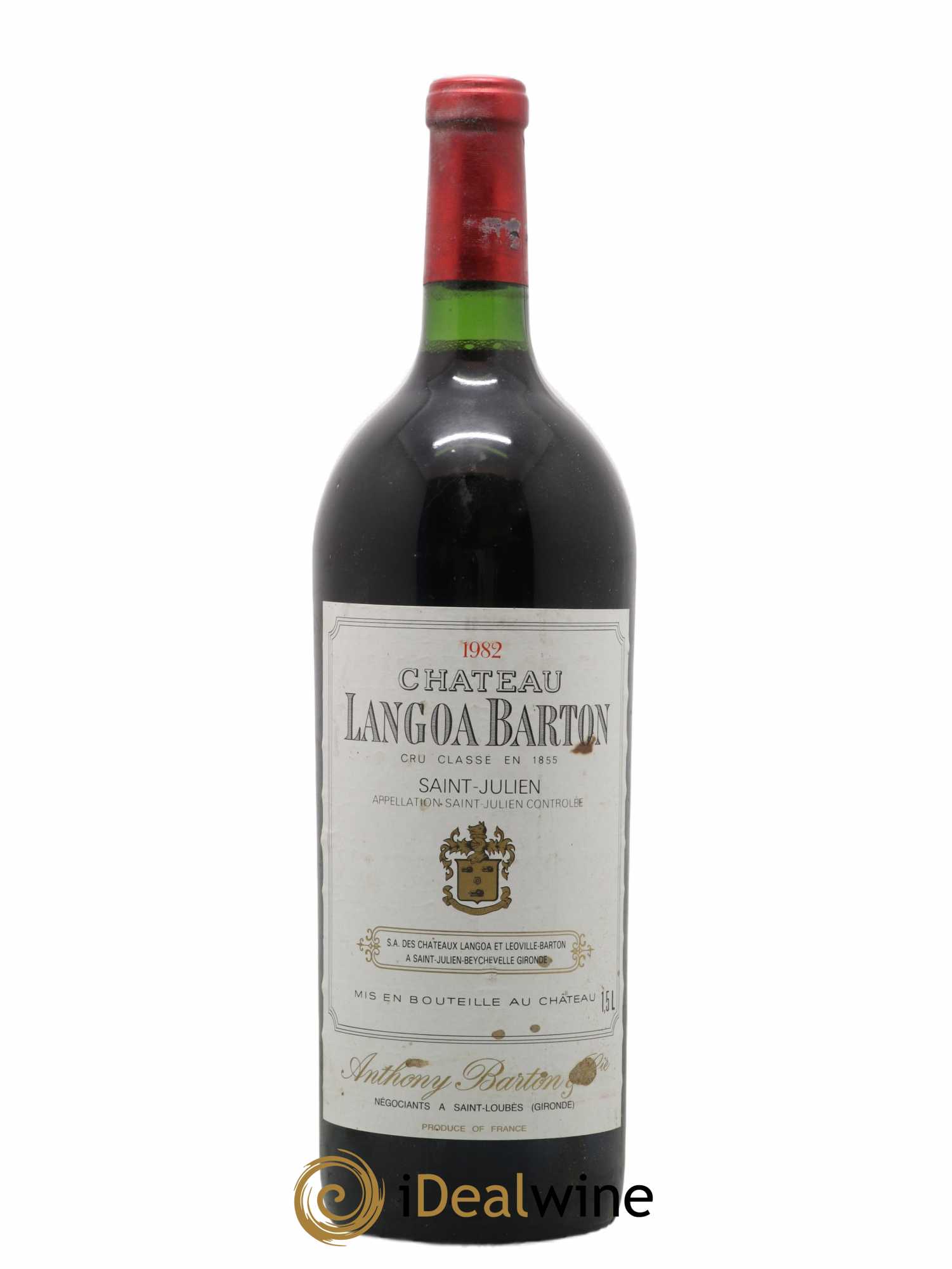 Château Langoa Barton 3ème Grand Cru Classé 1982 - Lot de 1 magnum - 0