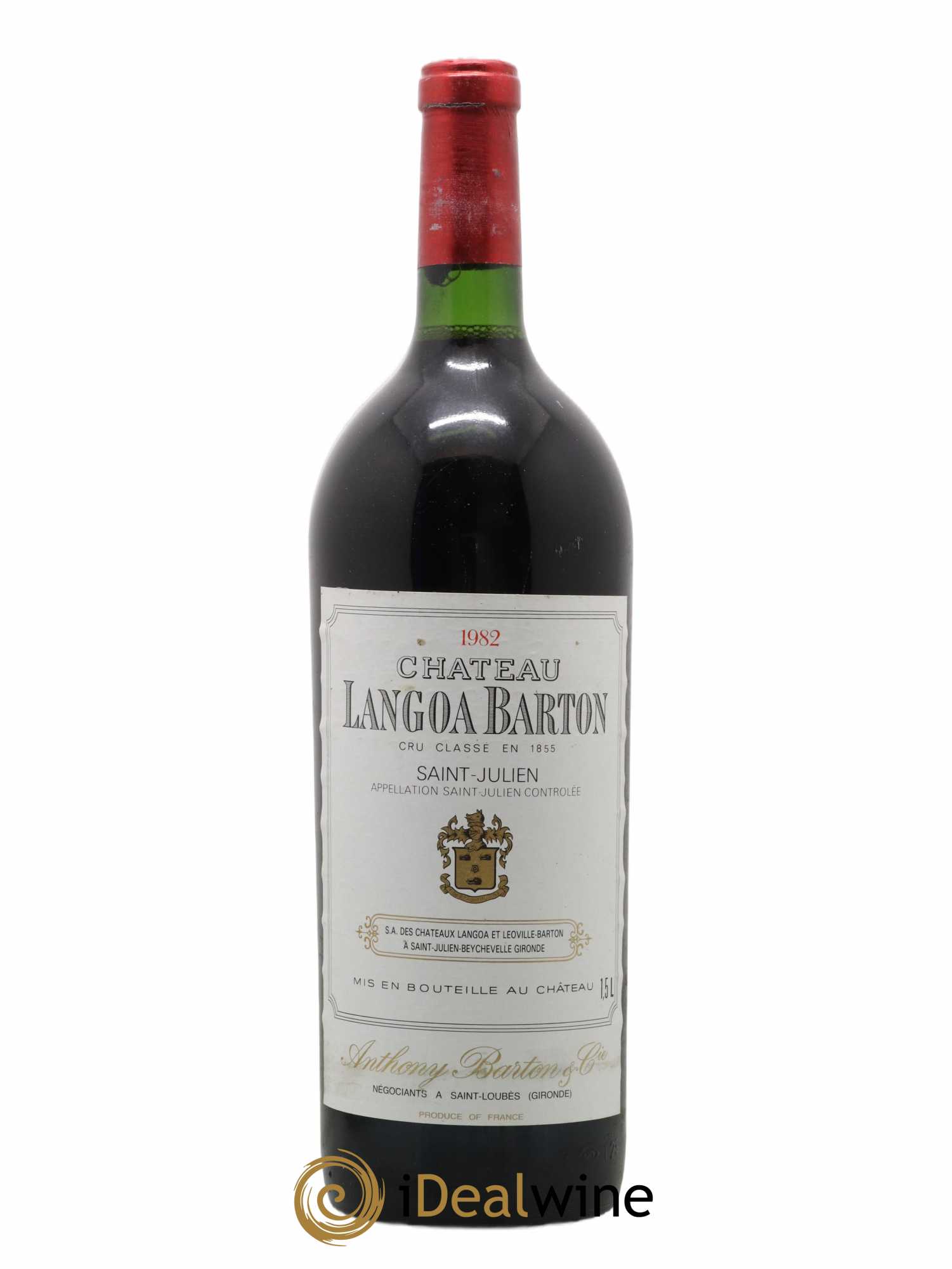 Château Langoa Barton 3ème Grand Cru Classé 1982 - Lot de 1 magnum - 0
