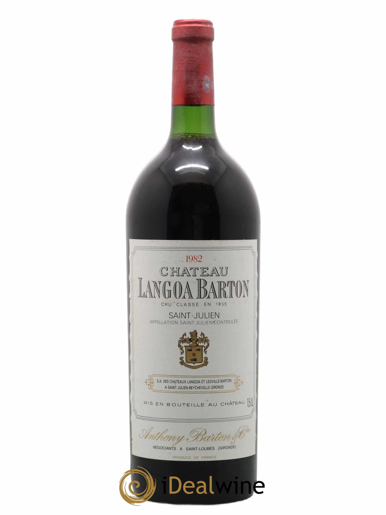 Château Langoa Barton 3ème Grand Cru Classé 1982 - Lot de 1 magnum - 0